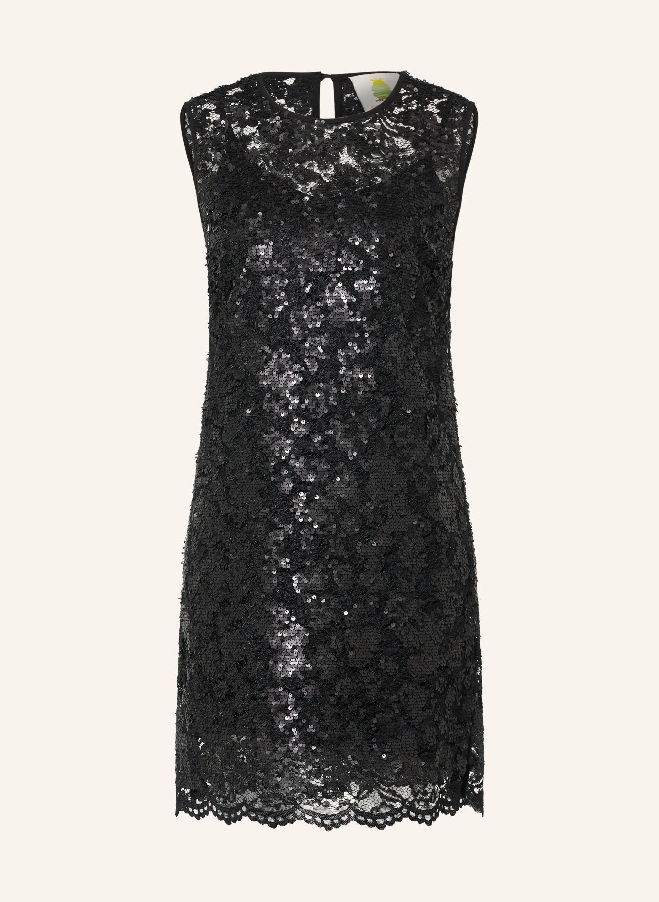 Princess GOES HOLLYWOOD Kleid aus Spitze mit Pailletten: SCHWARZ