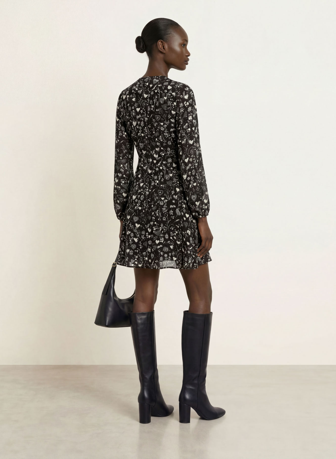 Princess GOES HOLLYWOOD Jurk: ZWART / WIT