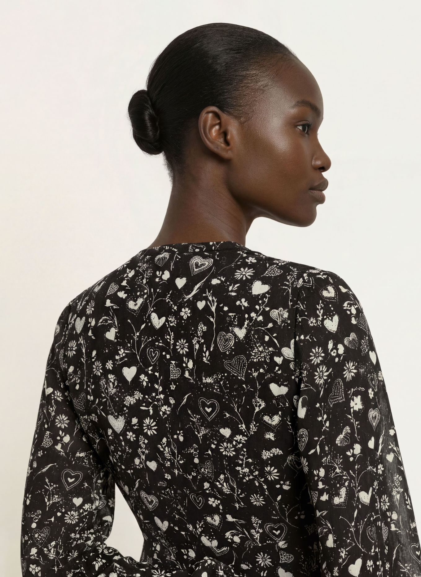 Princess GOES HOLLYWOOD Jurk: ZWART / WIT