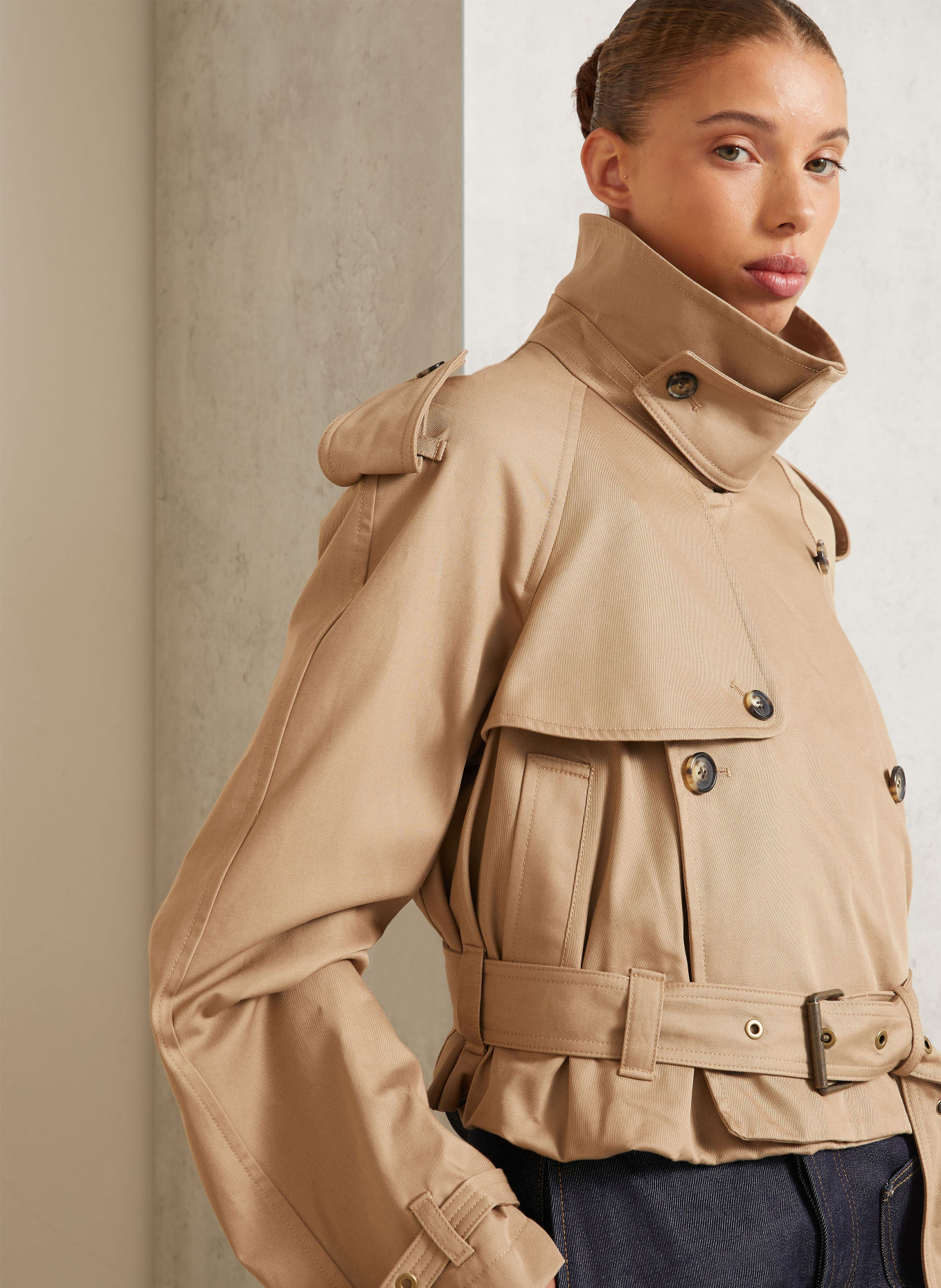 JW ANDERSON Trench-coat court: CHAMEAU