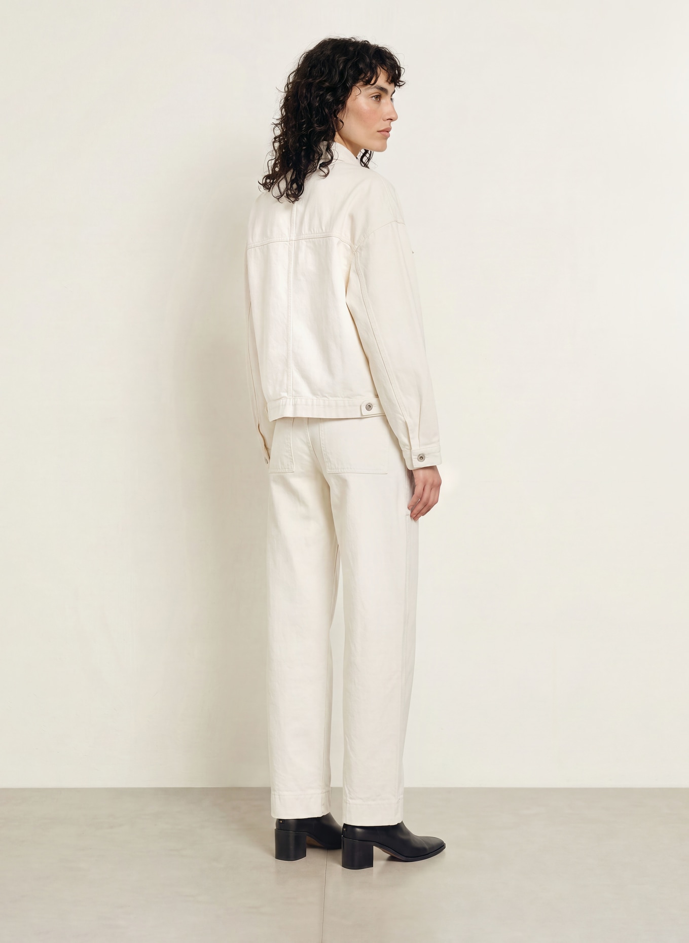 soeur KURT Barrel-leg jeans: ECR01 ECRU