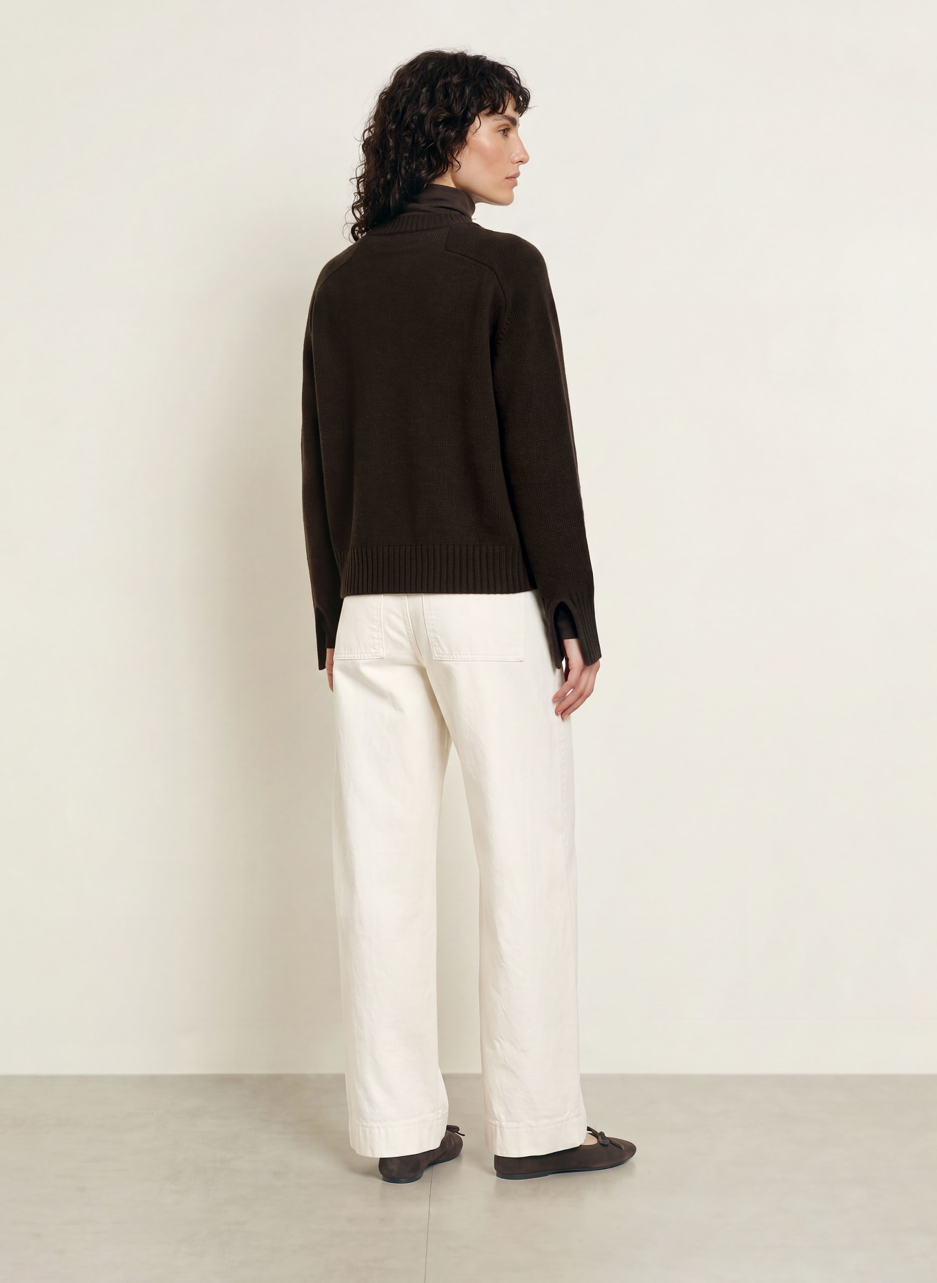 soeur WILL Sweater: DARK BROWN