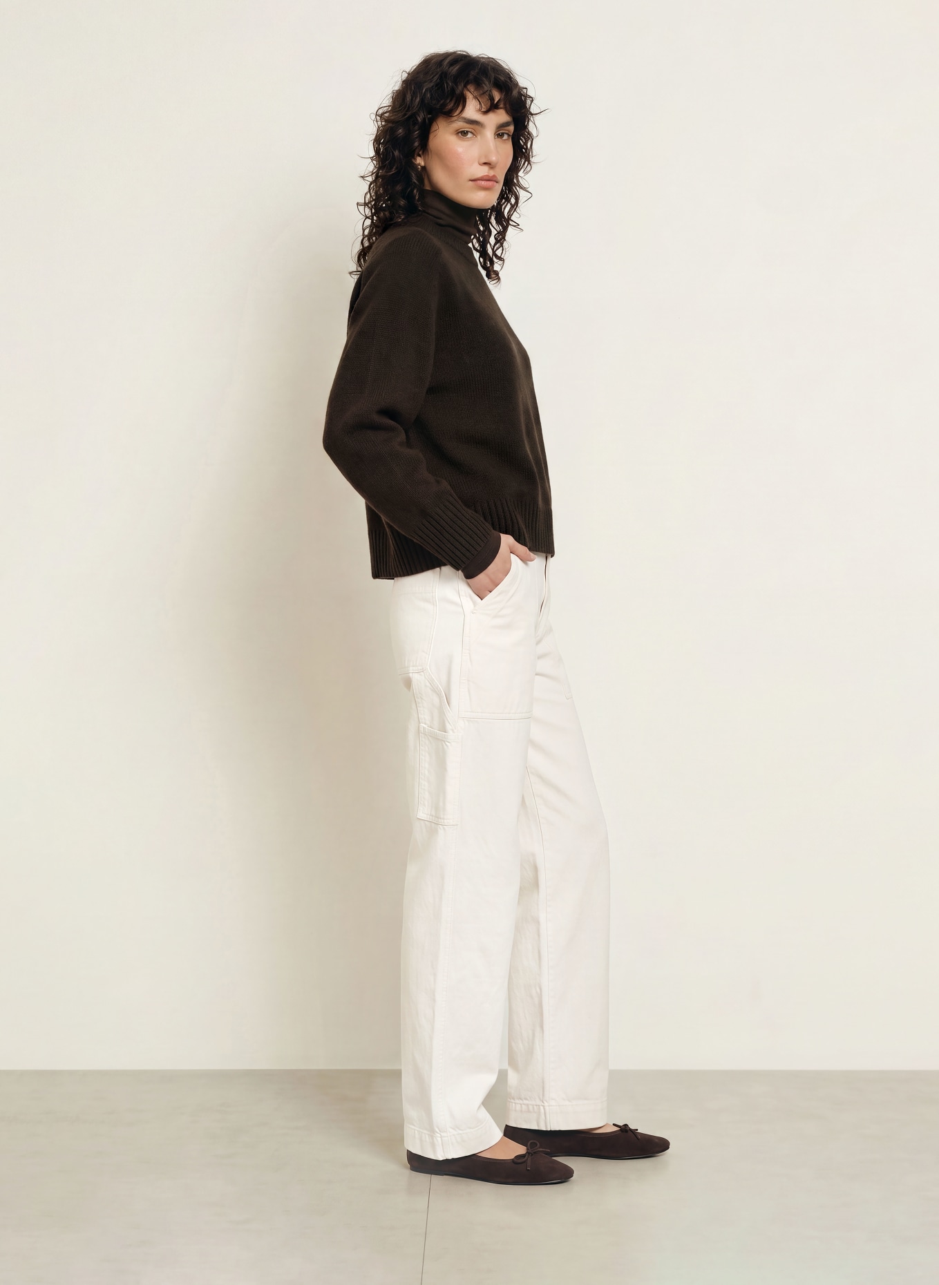 soeur WILL Sweater: DARK BROWN