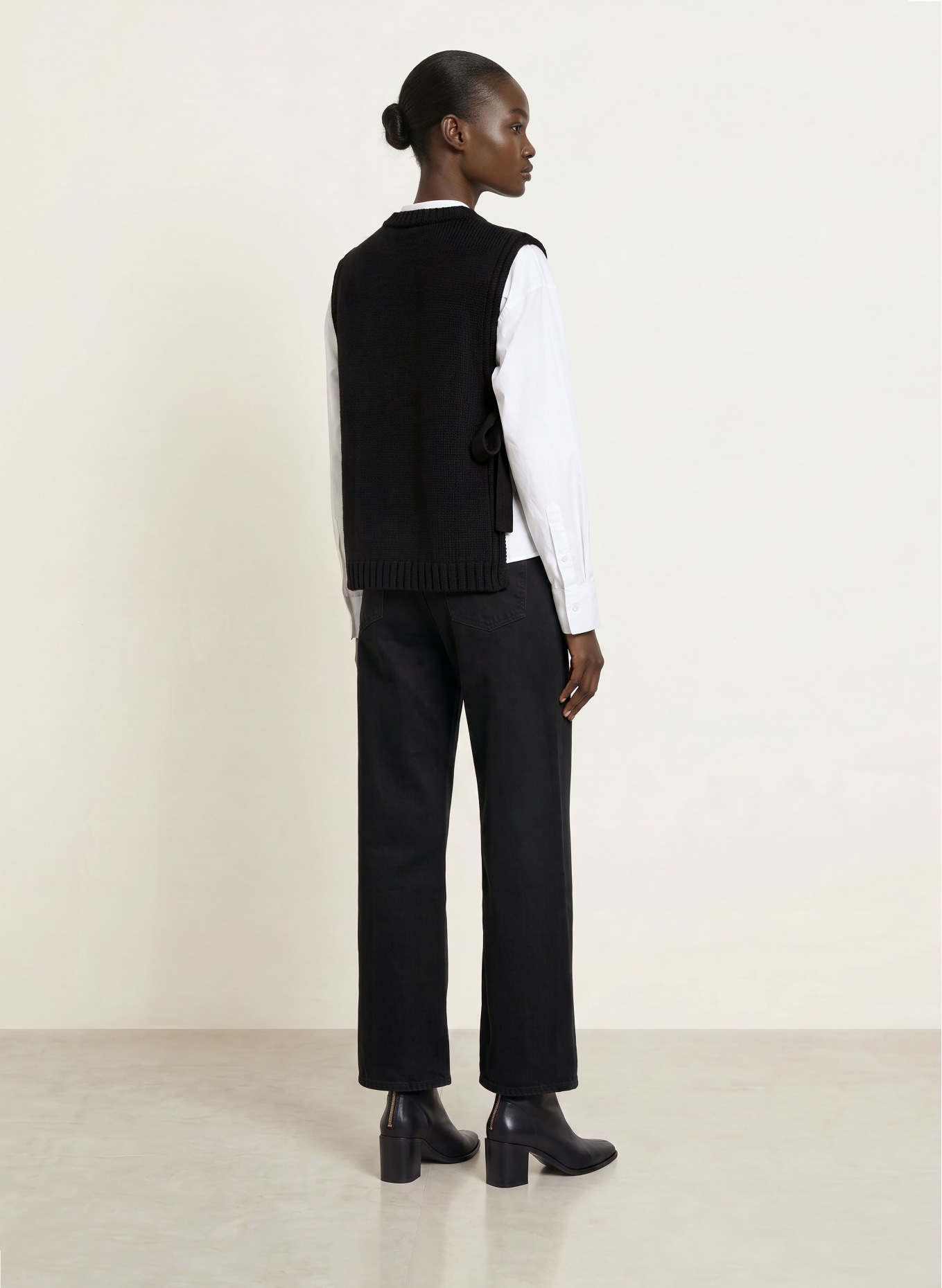 soeur  UZEL Sweater vest: BLACK
