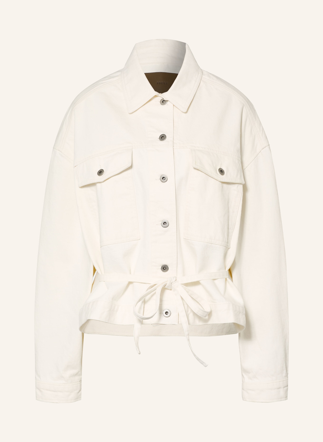 soeur LYS Denim Jacket: ECR01 ECRU