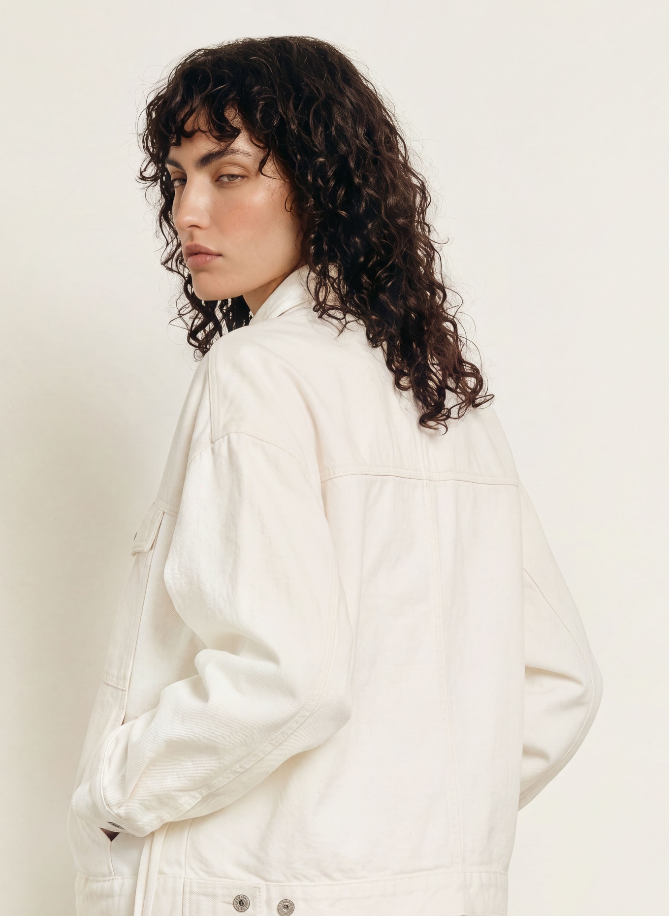 soeur LYS Denim Jacket: ECR01 ECRU