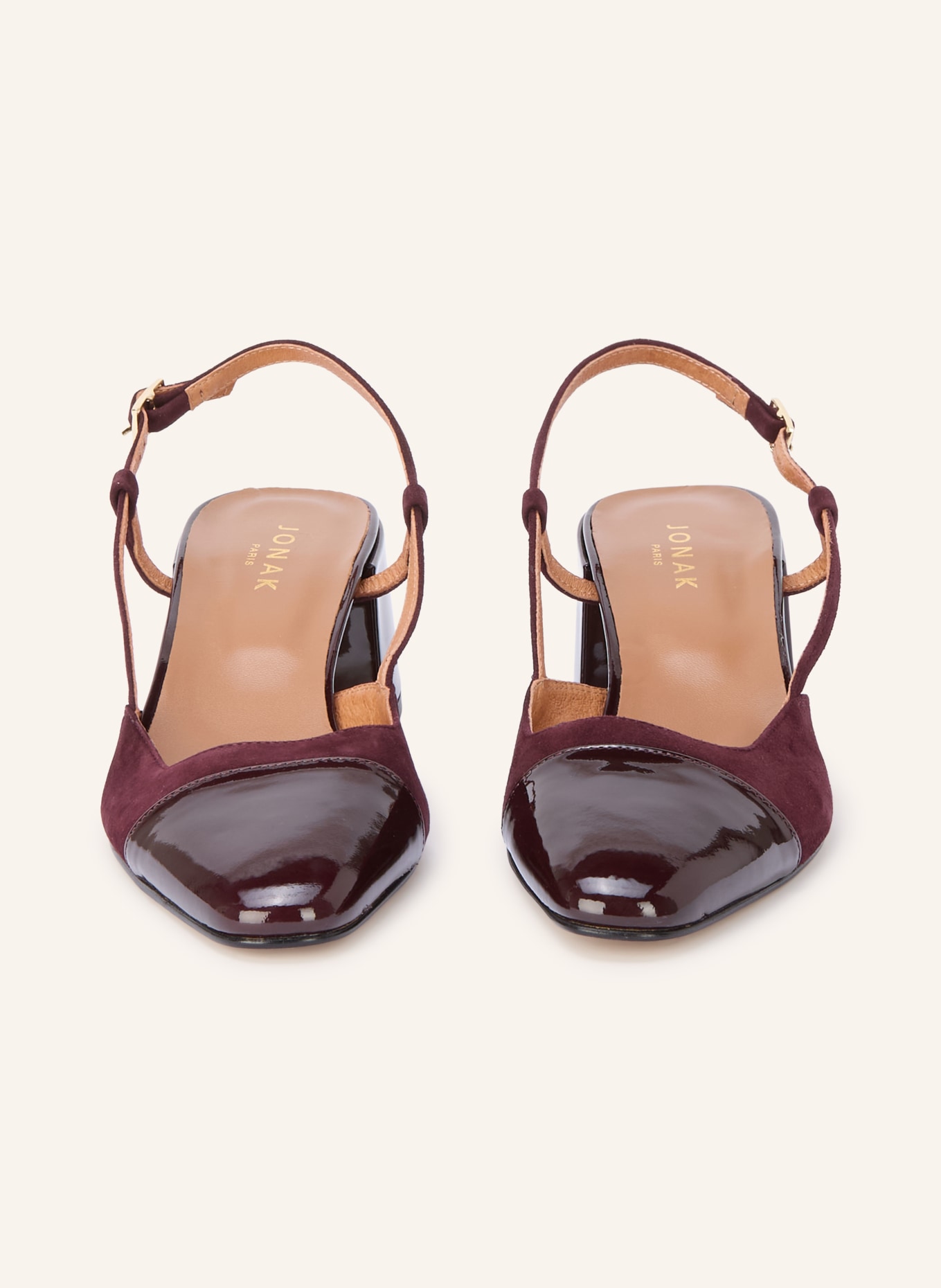 JONAK Slingpumps DHAPOPY: DUNKELROT