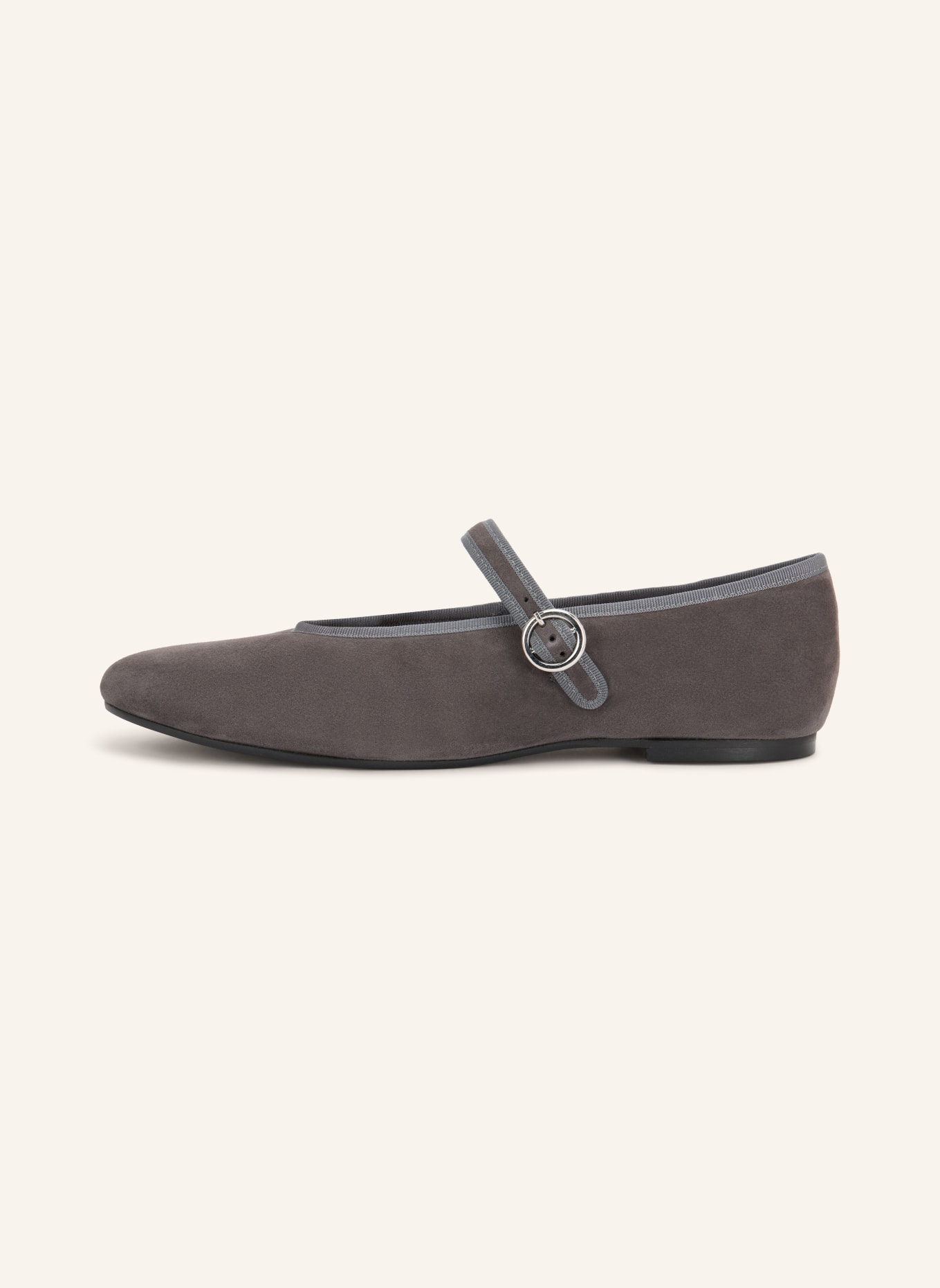 JONAK Mary-Jane-Ballerinas DEESSE: GRAU
