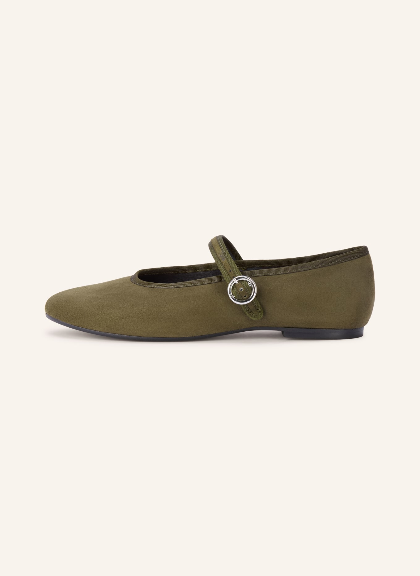JONAK Mary-Jane-Ballerinas DEESSE: KHAKI