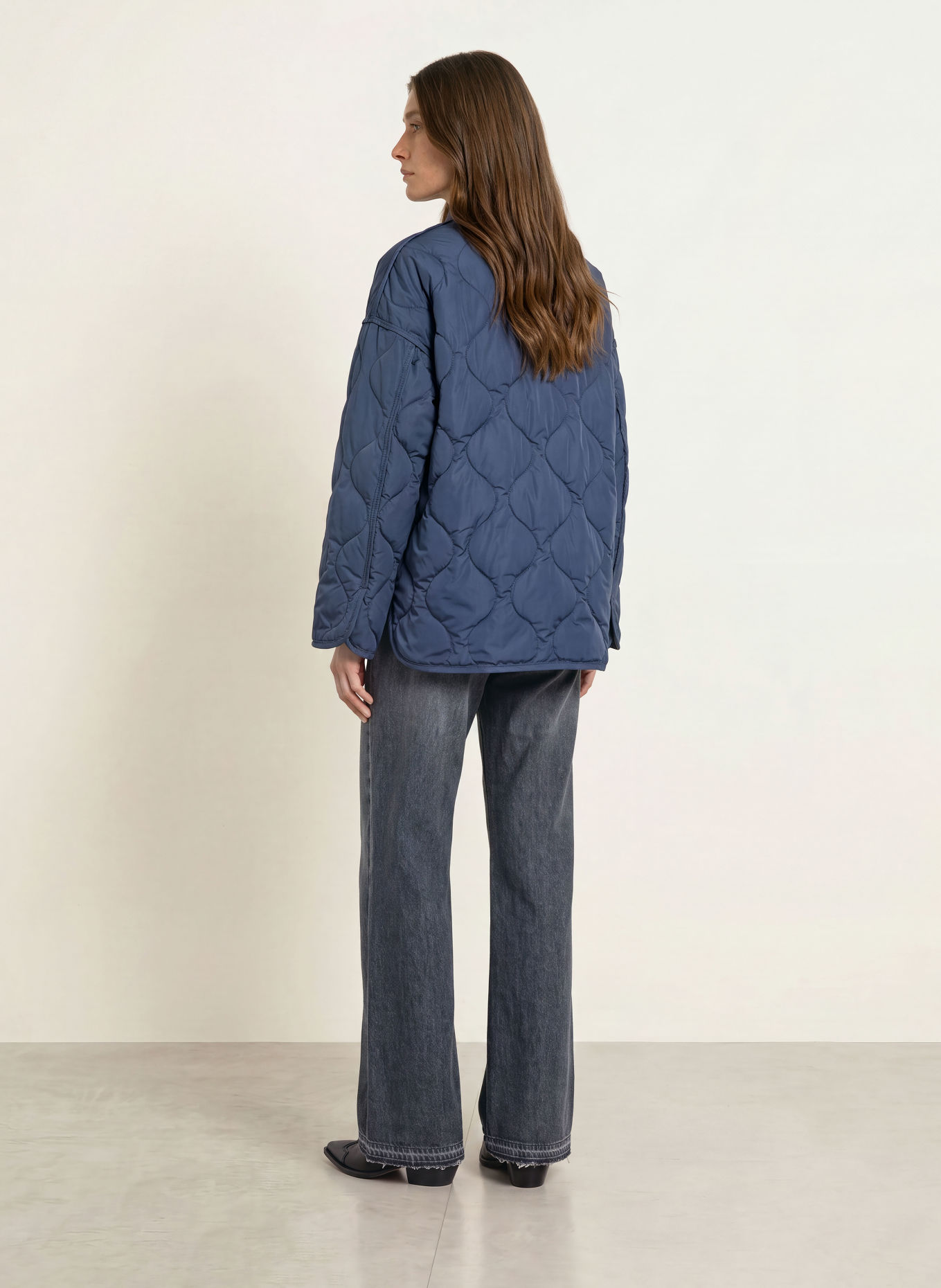 HERZENS Steppjacke JARA: DUNKELBLAU