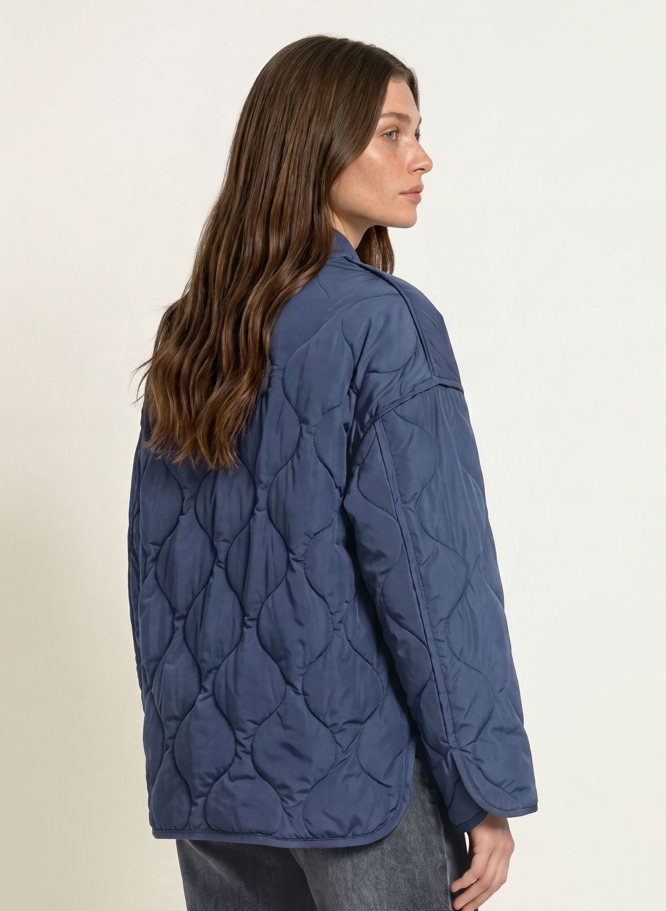 HERZENS Steppjacke JARA: DUNKELBLAU