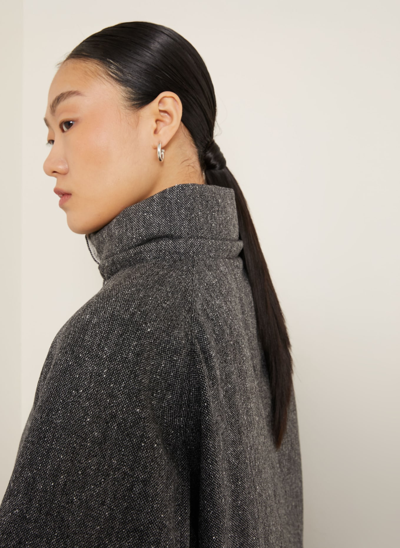 BRUNELLO CUCINELLI Down jacket with removable hood: DARK GRAY
