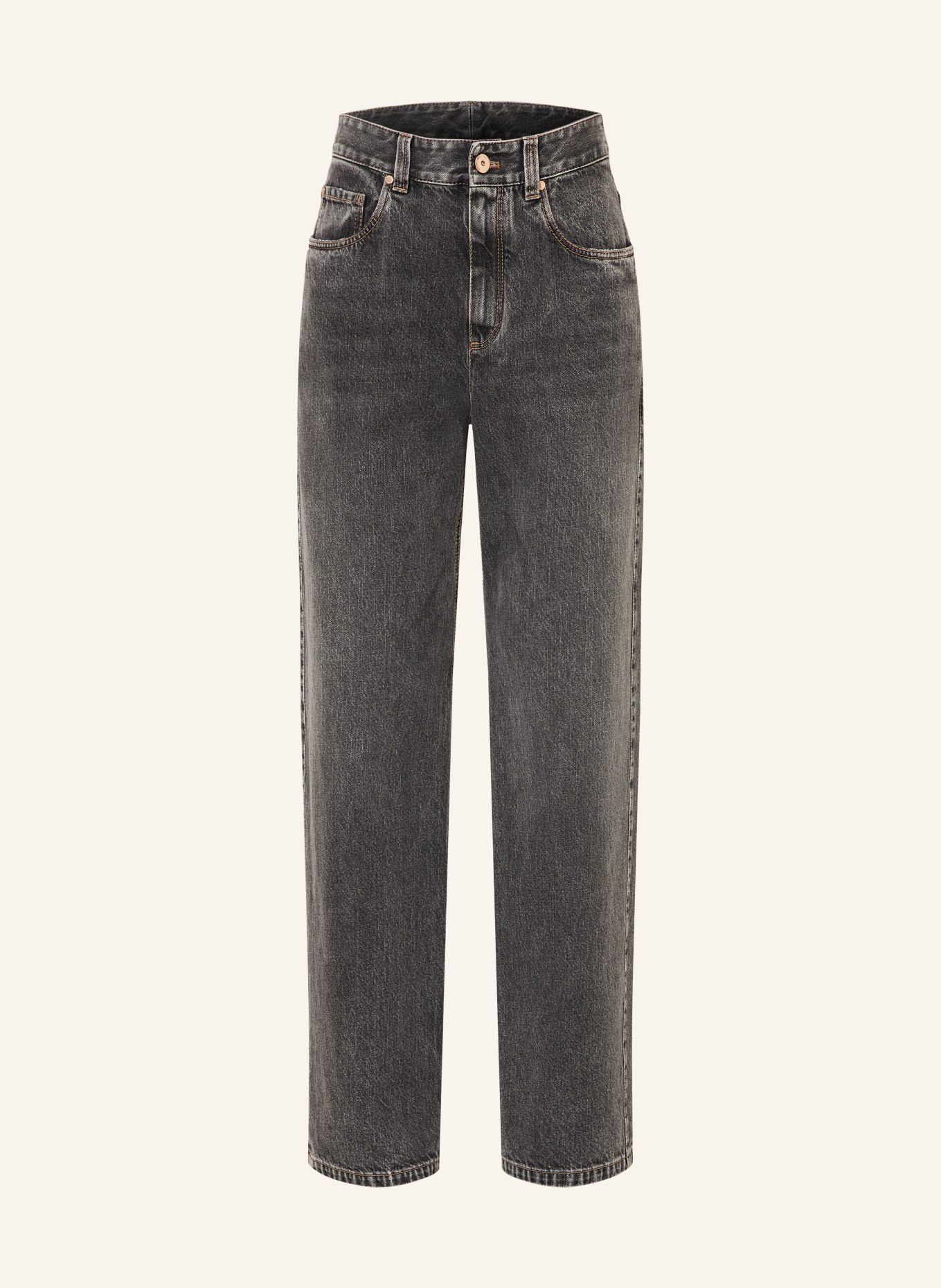 BRUNELLO CUCINELLI Blugi drepți: C9827 GREY DENIM