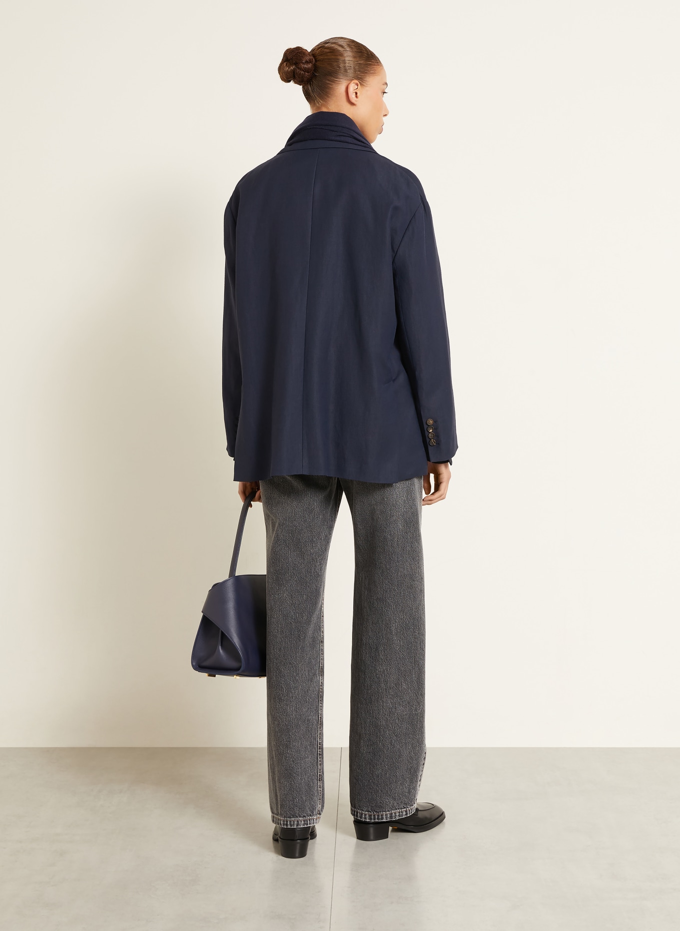 BRUNELLO CUCINELLI Blugi drepți: C9827 GREY DENIM