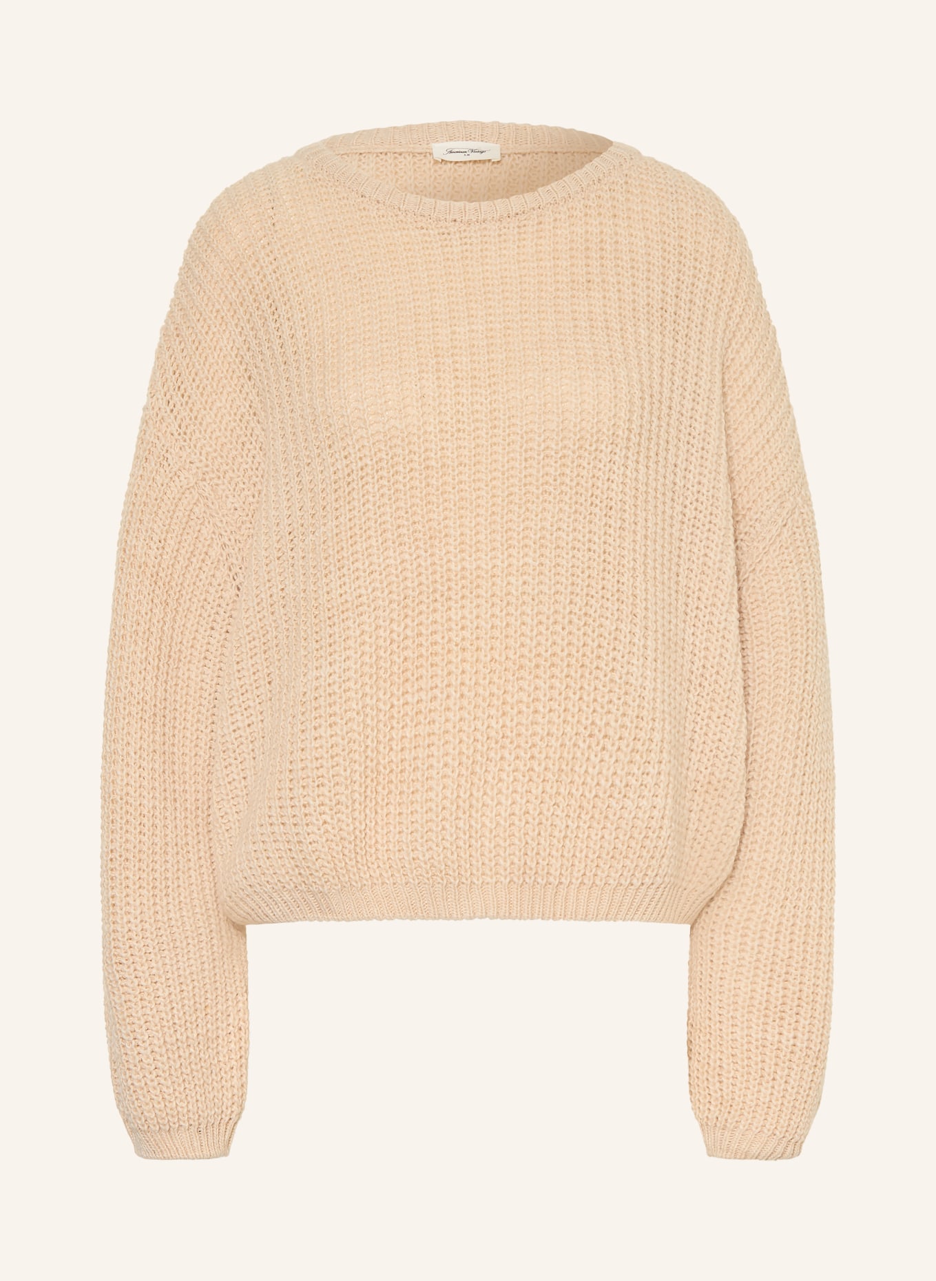 American Vintage Sweter CYROW: BEŻOWY