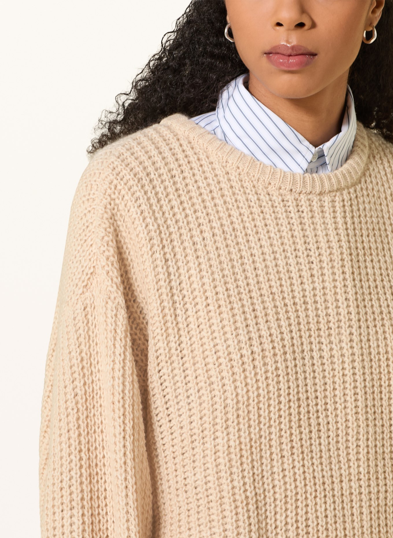 American Vintage Sweter CYROW: BEŻOWY
