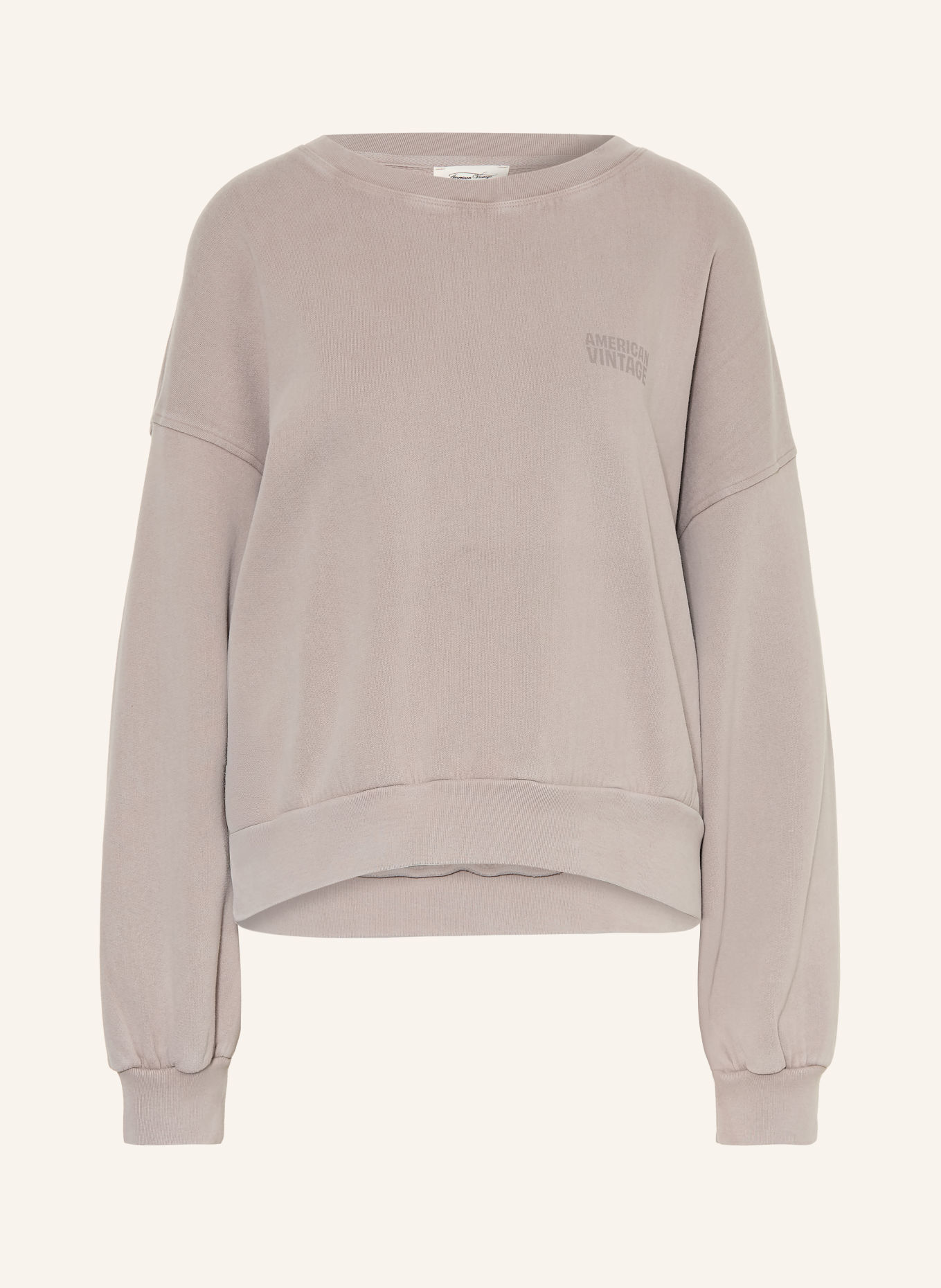 American Vintage Bluza JITBAY: SZAROBRĄZOWY