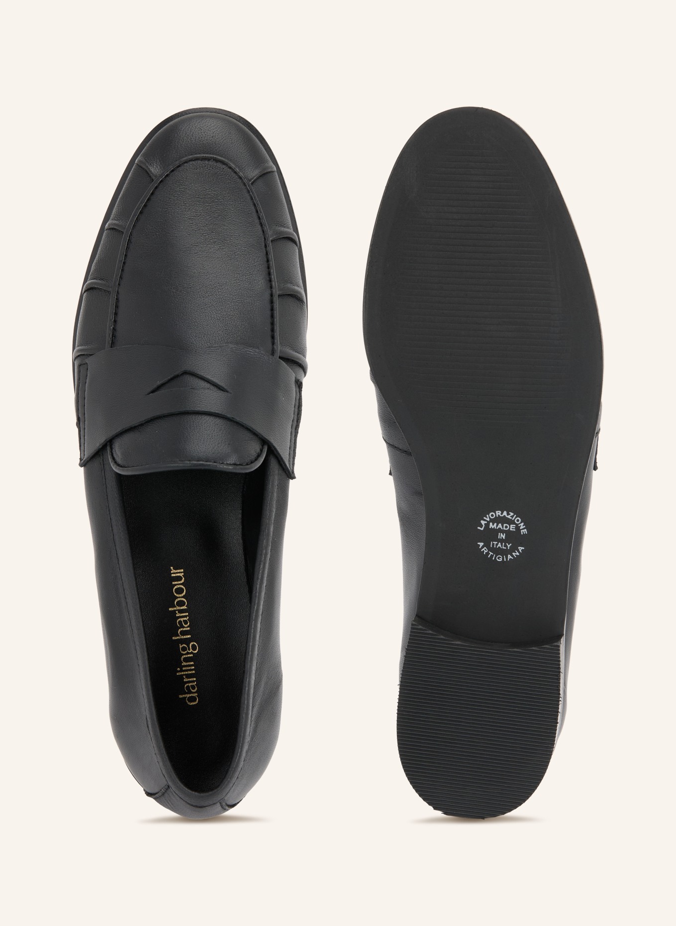 darling harbour Pennyloafer: ZWART