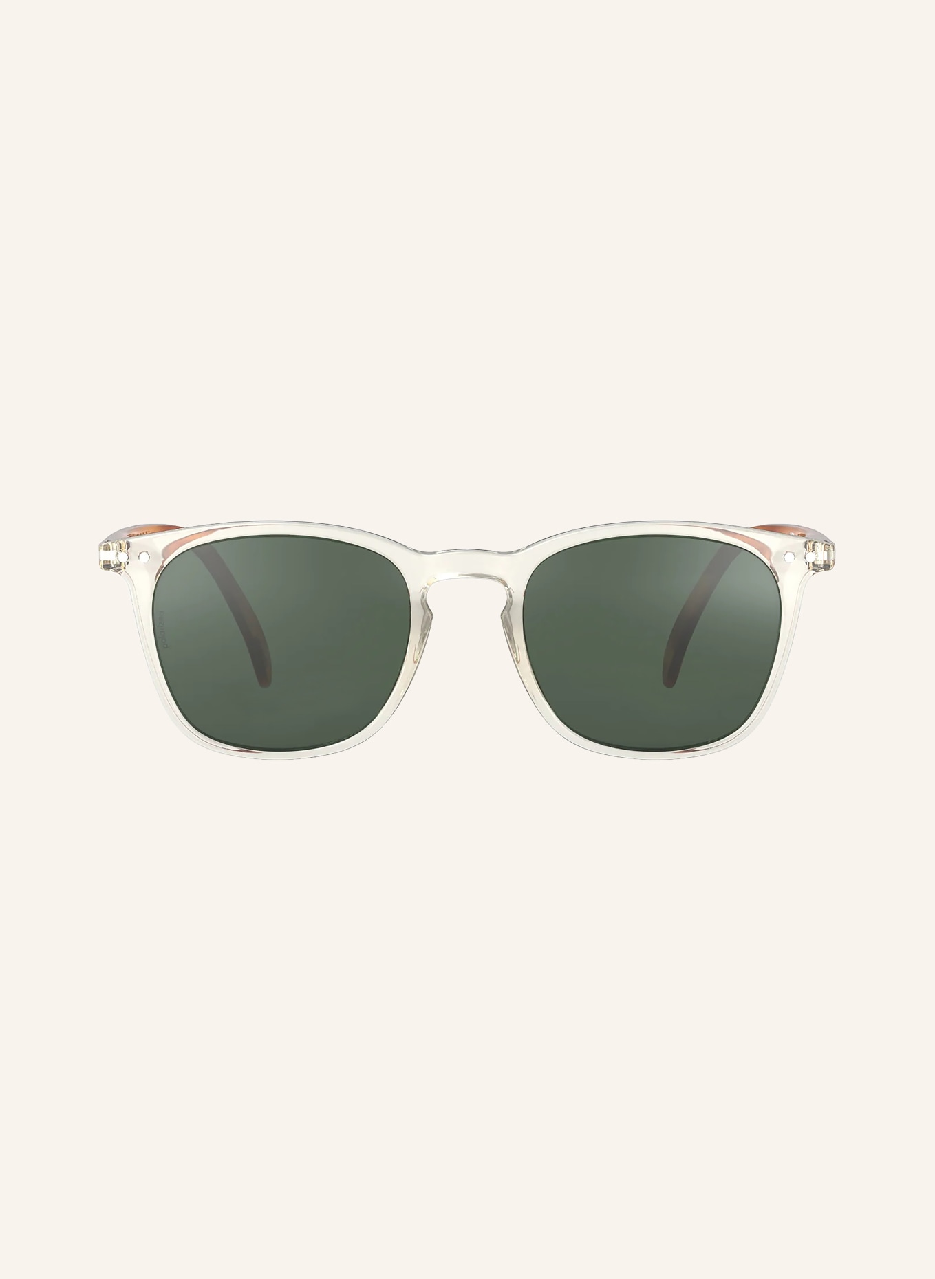 IZIPIZI Sonnenbrille #E: HELLGELB/ GRÜN POLARISIERT