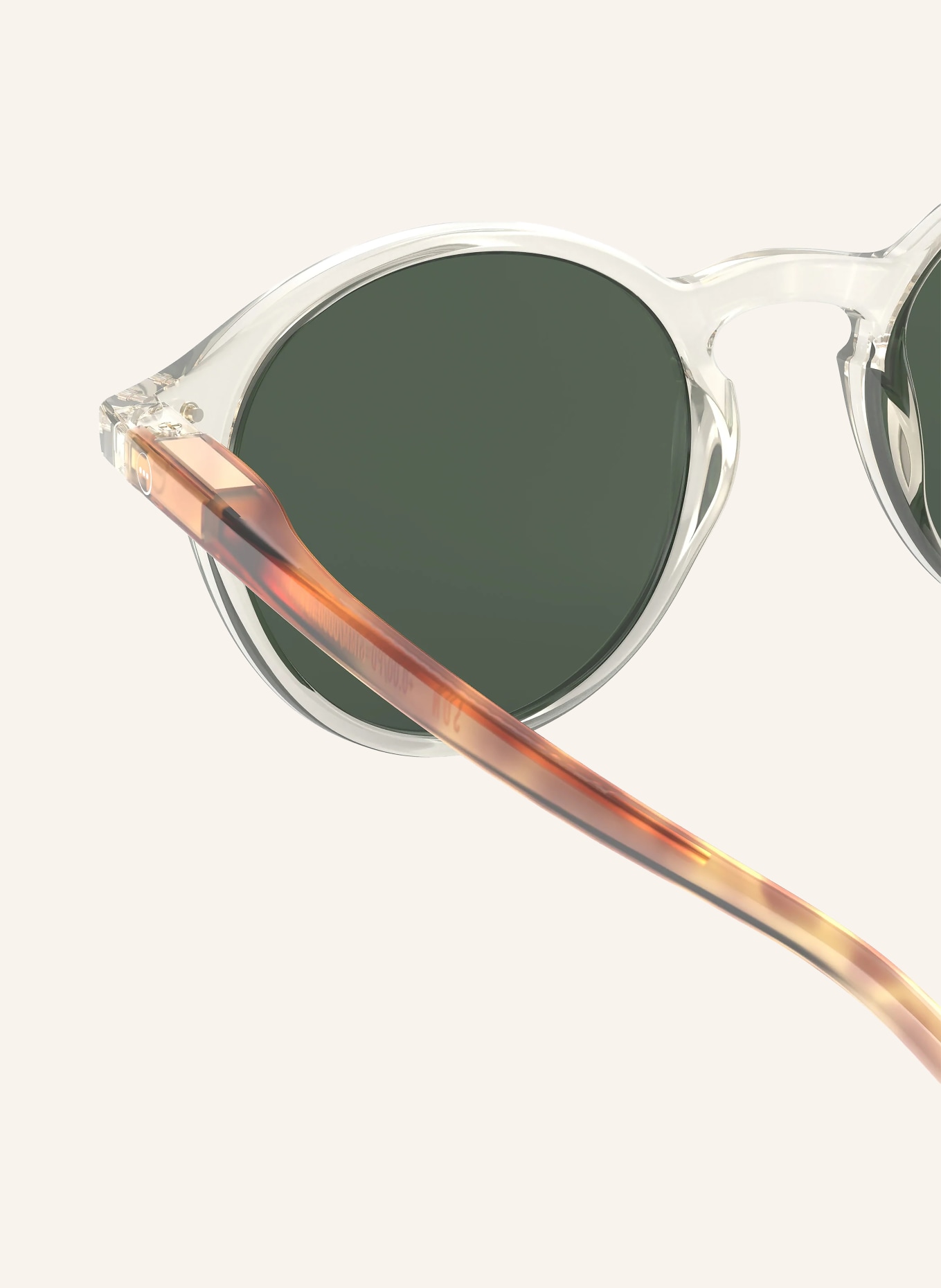 IZIPIZI Ochelari de soare #D: GALBEN DESCHIS/ VERDE POLARIZAT