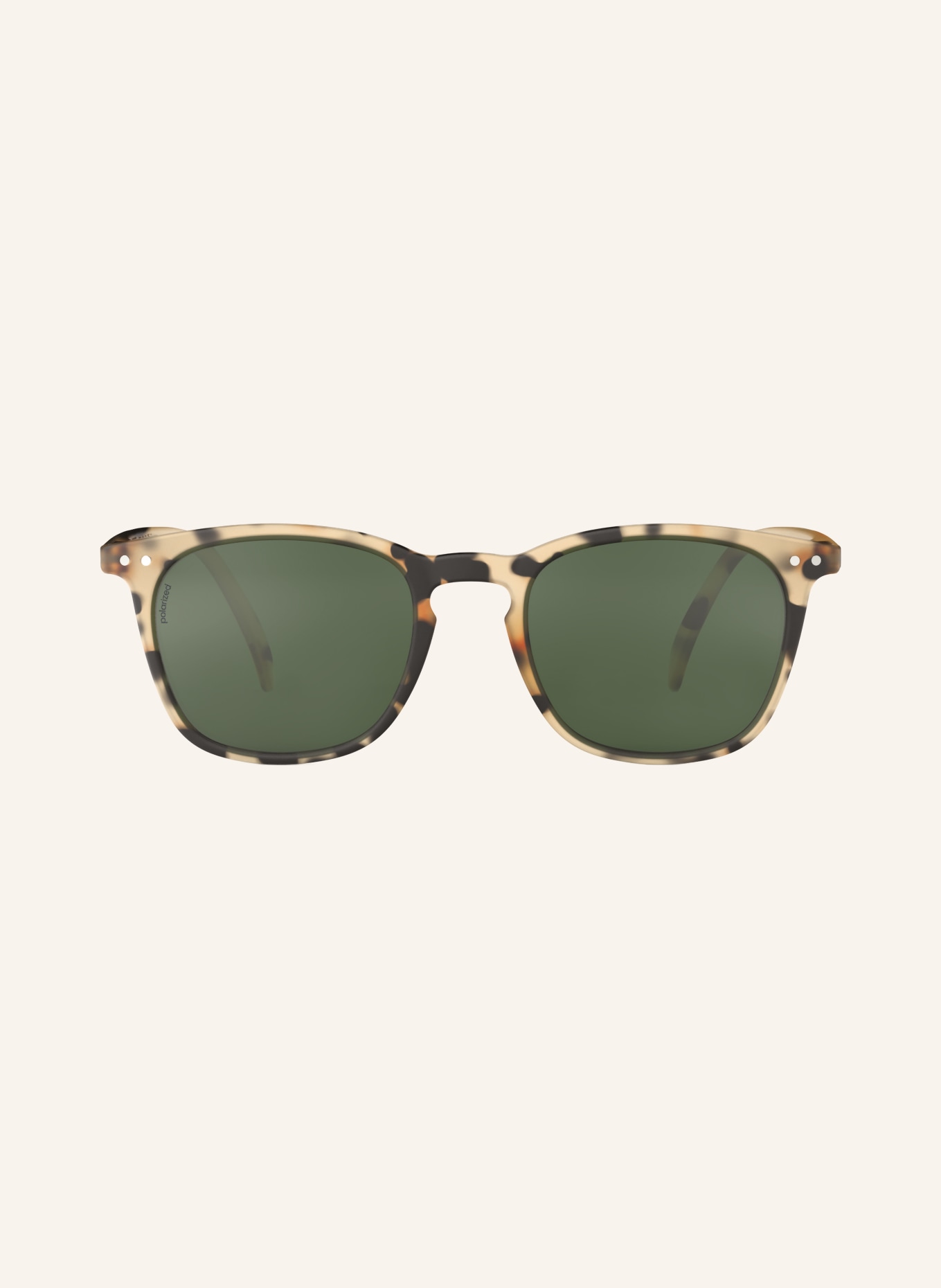 IZIPIZI Sonnenbrille: HAVANA/ GRÜN POLARISIERT