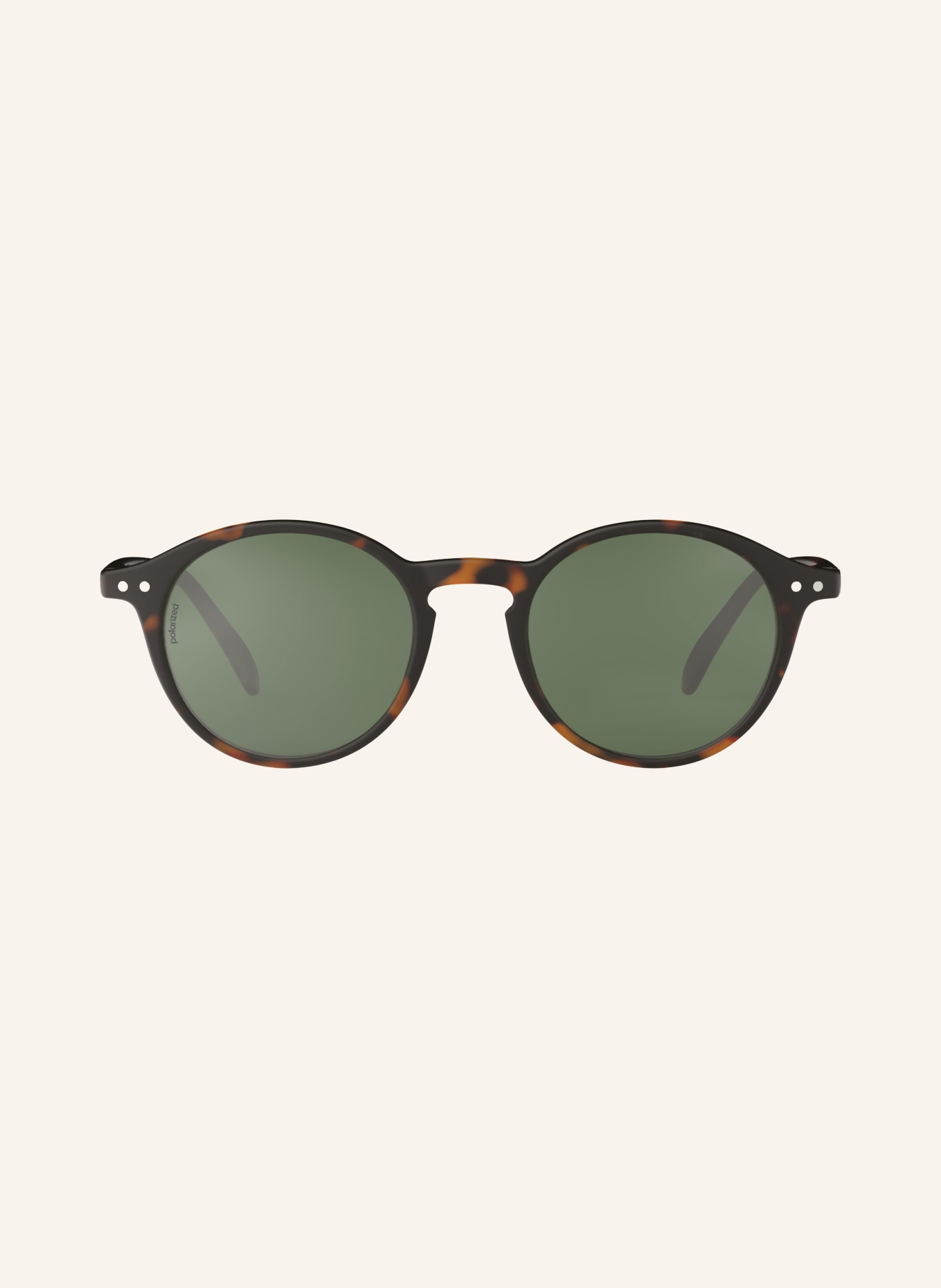 IZIPIZI Sonnenbrille: HAVANA/ GRÜN POLARISIERT