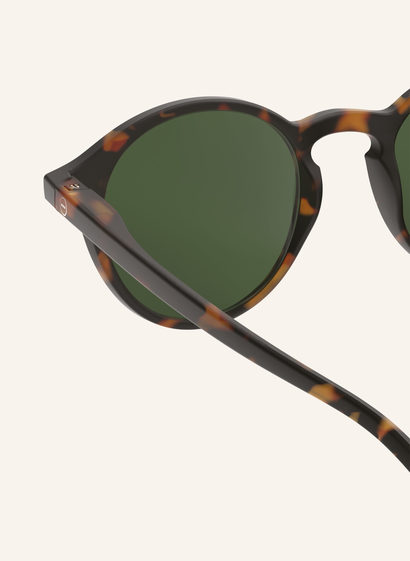 IZIPIZI Sonnenbrille: HAVANA/ GRÜN POLARISIERT