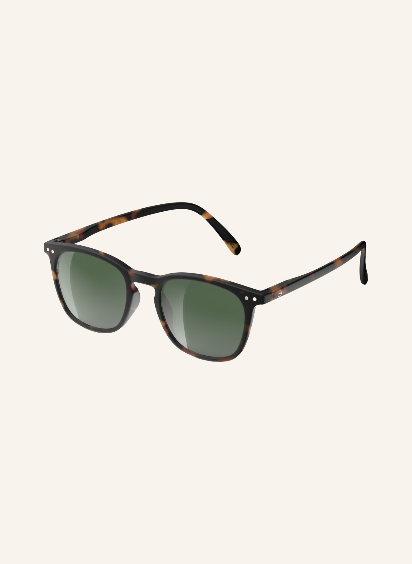 IZIPIZI Sonnenbrille: HAVANA/ GRÜN POLARISIERT