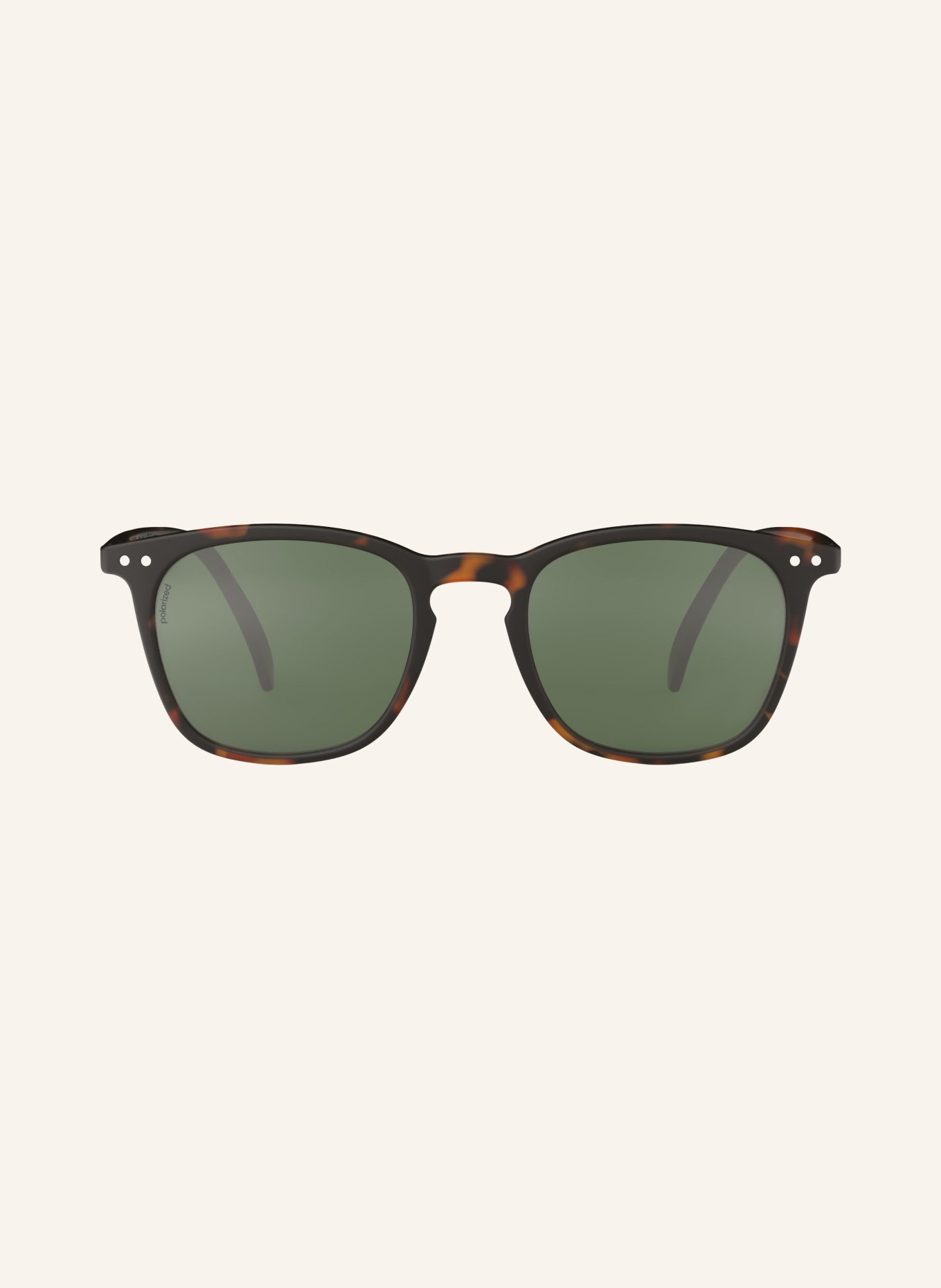 IZIPIZI Sonnenbrille: HAVANA/ GRÜN POLARISIERT