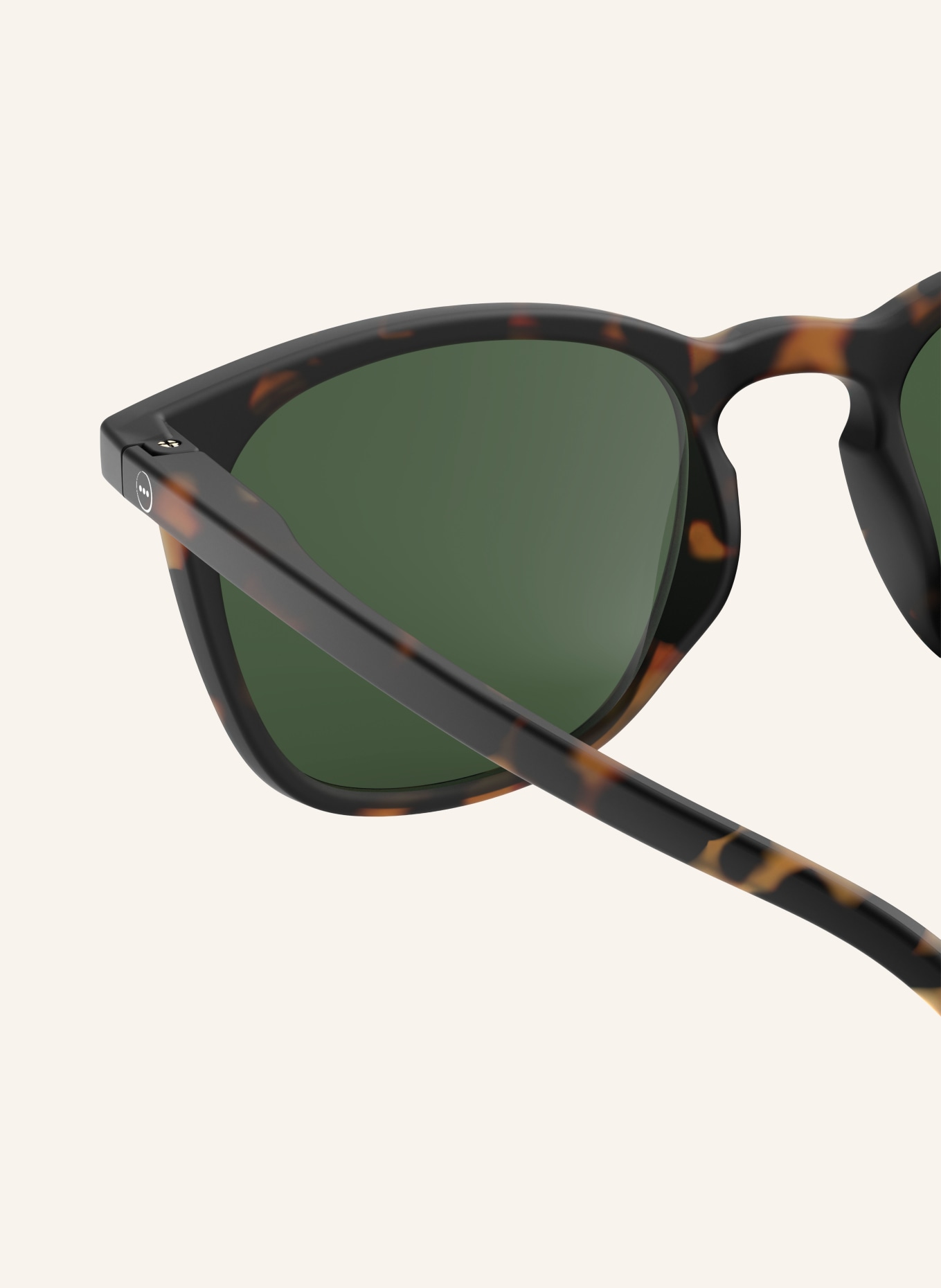 IZIPIZI Sonnenbrille: HAVANA/ GRÜN POLARISIERT