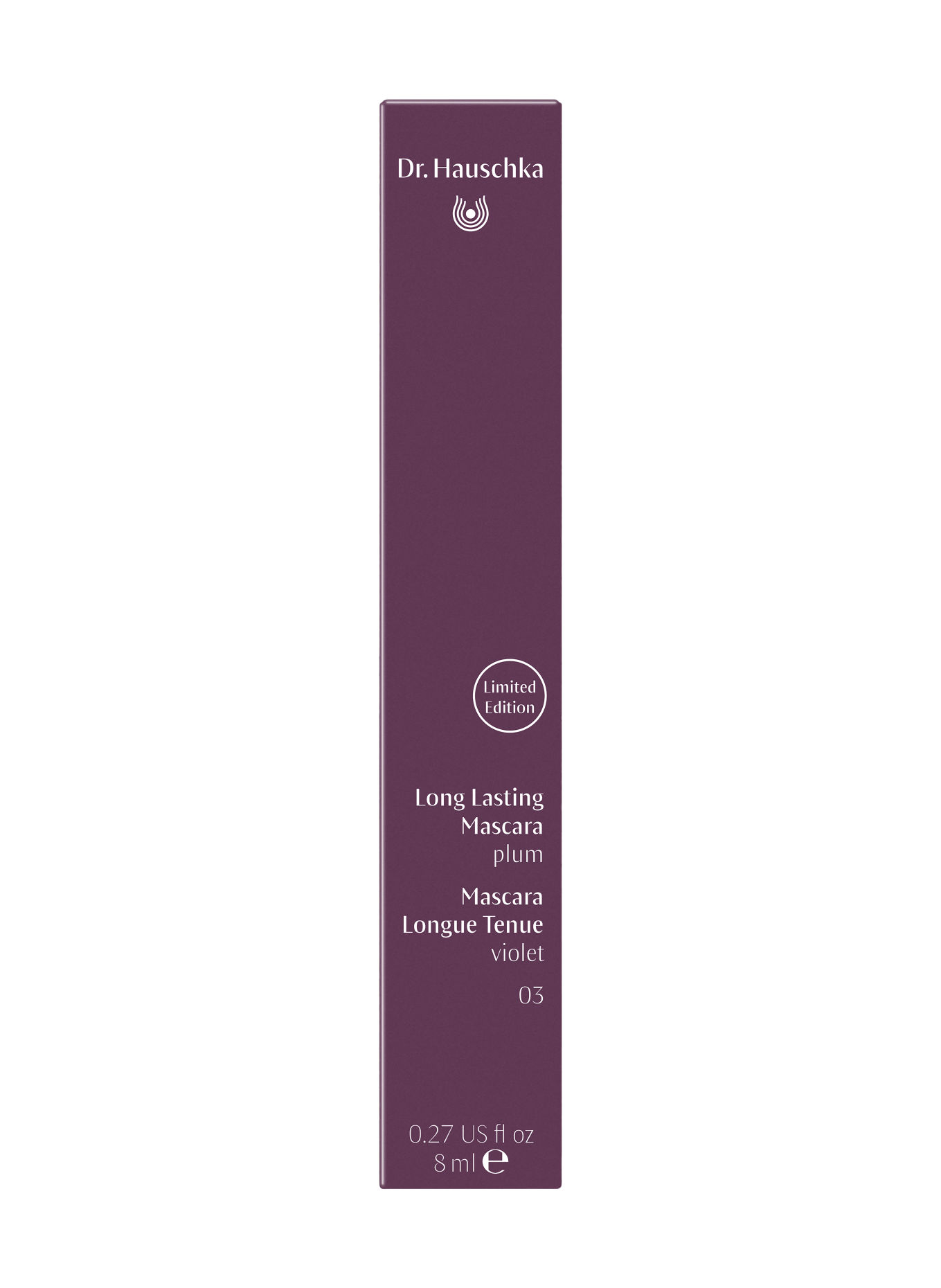 Dr. Hauschka LONG LASTING MASCARA: 03 PLUM