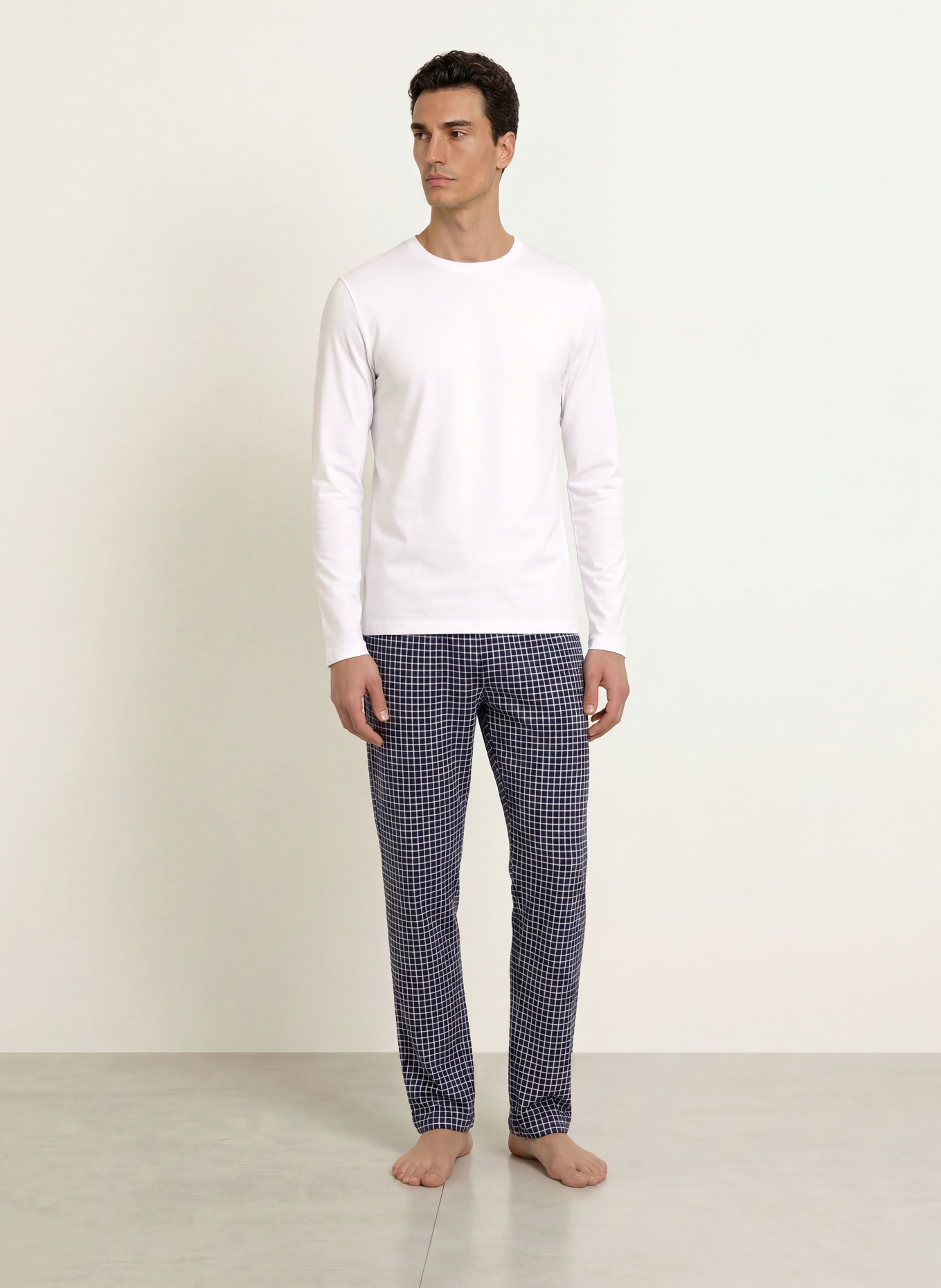mey Gamme de hauts de pyjama RELAXED TUNED: BLANC