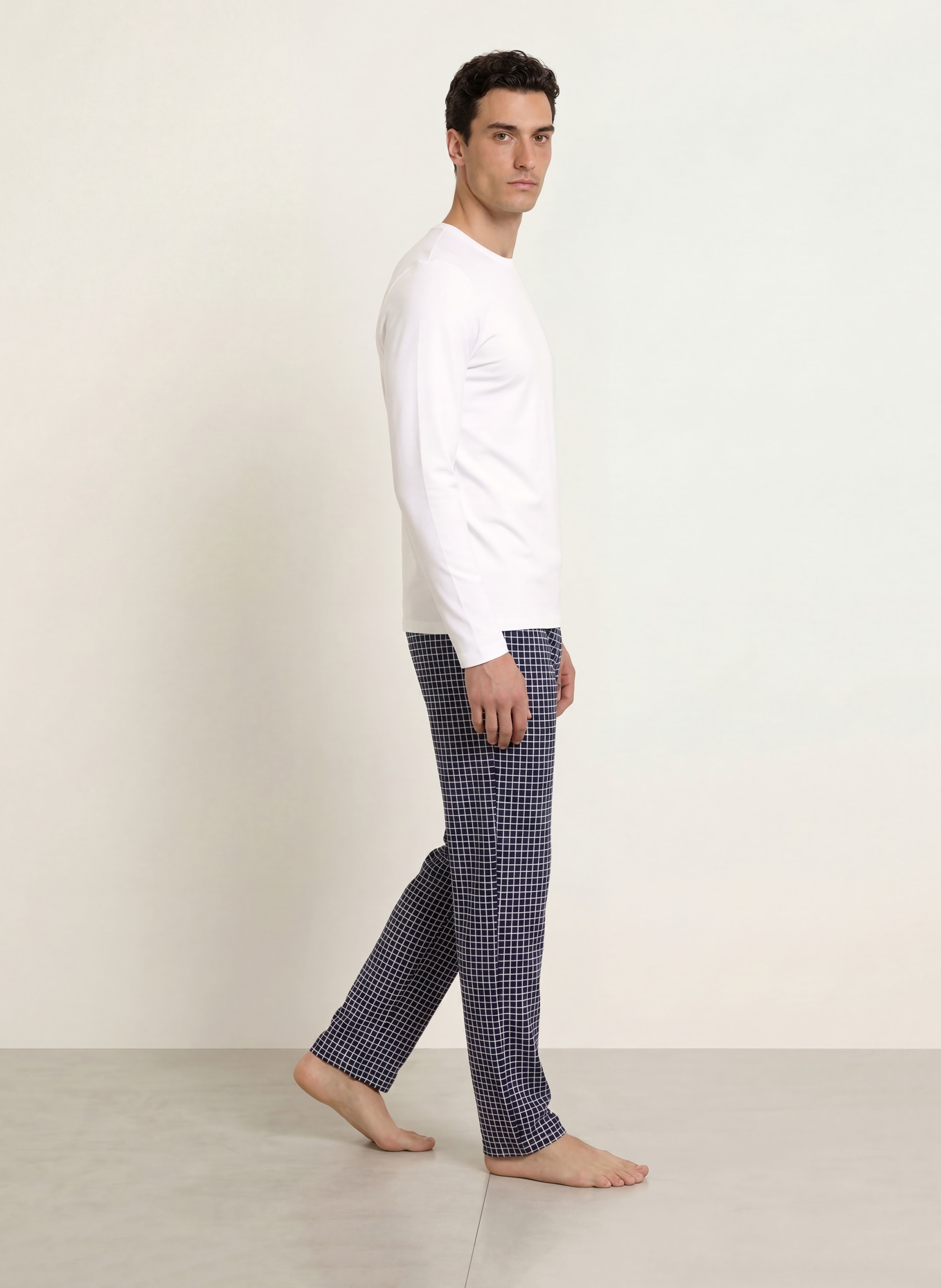 mey Gamme de hauts de pyjama RELAXED TUNED: BLANC