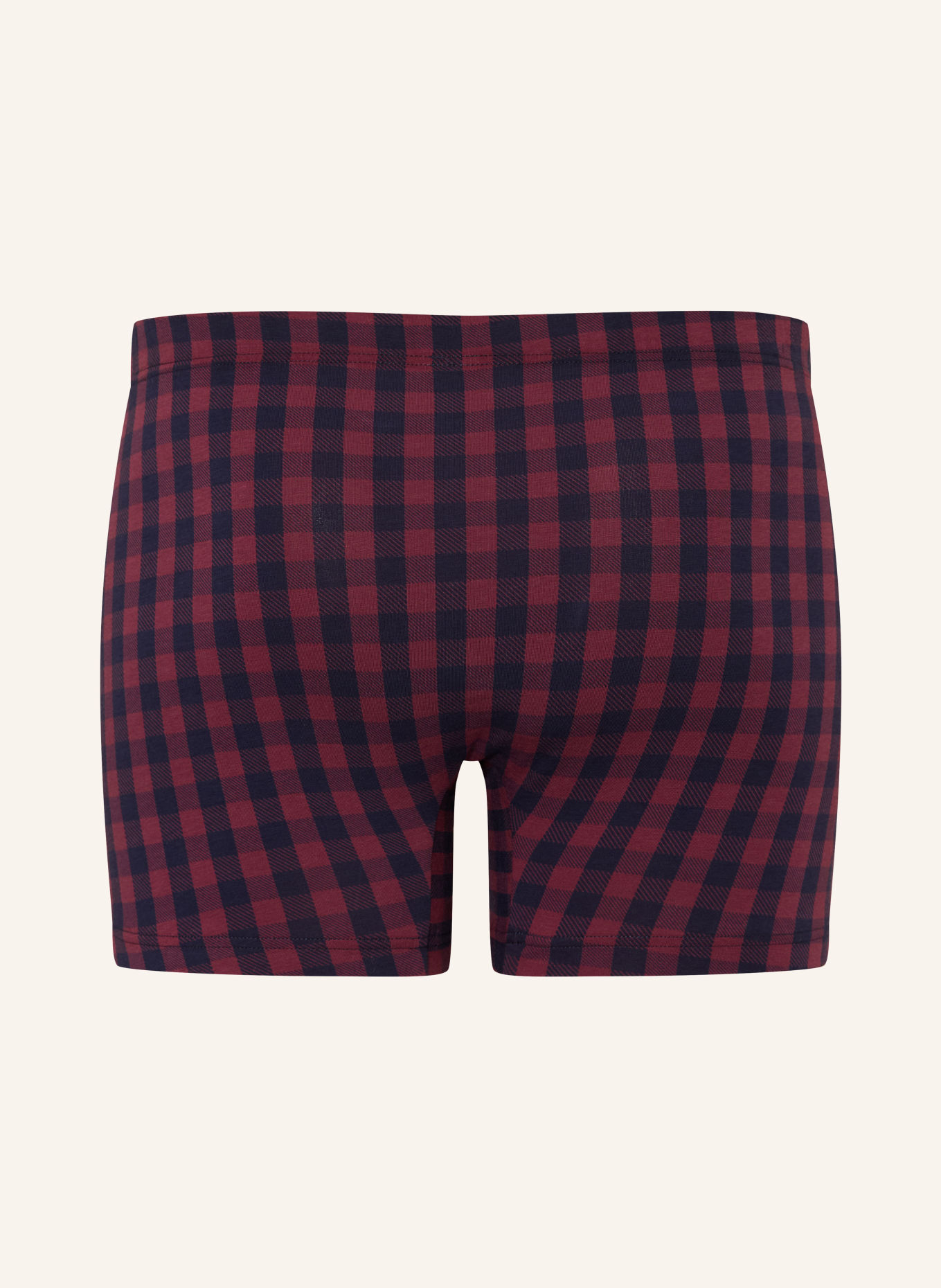 mey Seria bokserki LUMBER GRID: GRANATOWY / CIEMNOCZERWONY