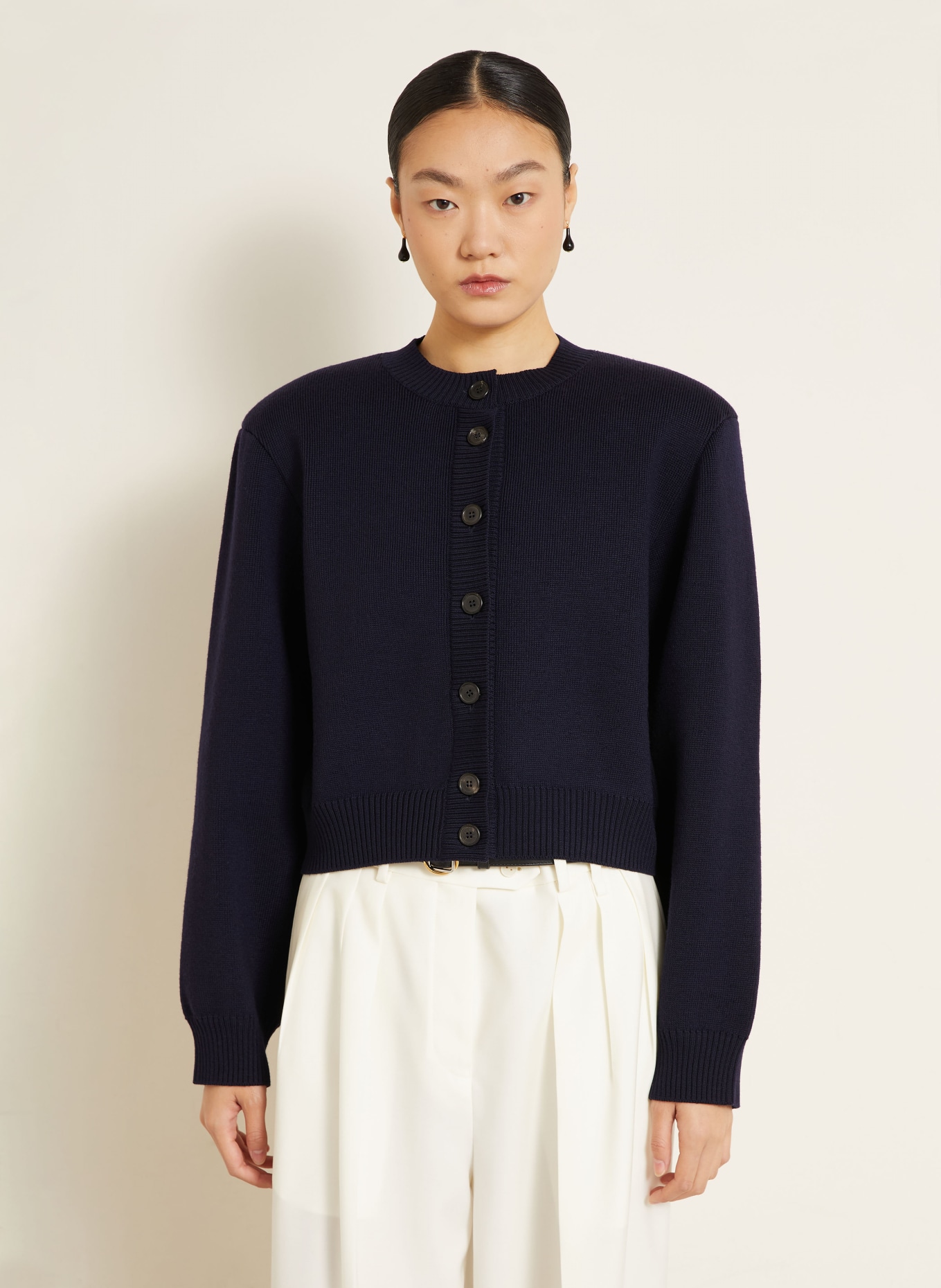 RÓHE Gilet: BLEU FONCÉ