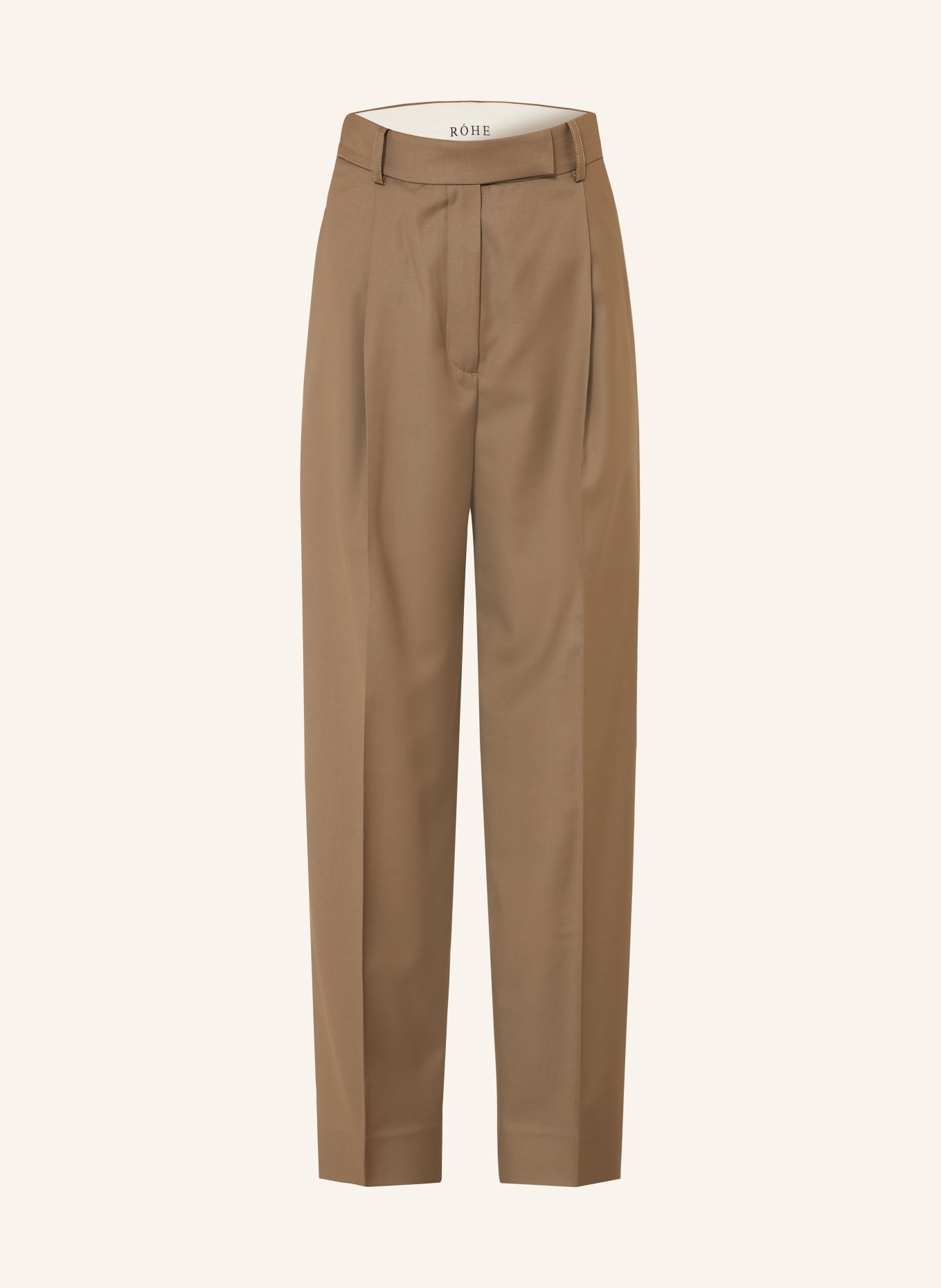 RÓHE Pantalon palazzo DARIA: MARRON