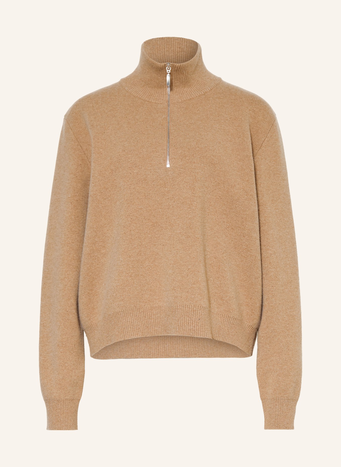 RÓHE Pull col zippé: BEIGE