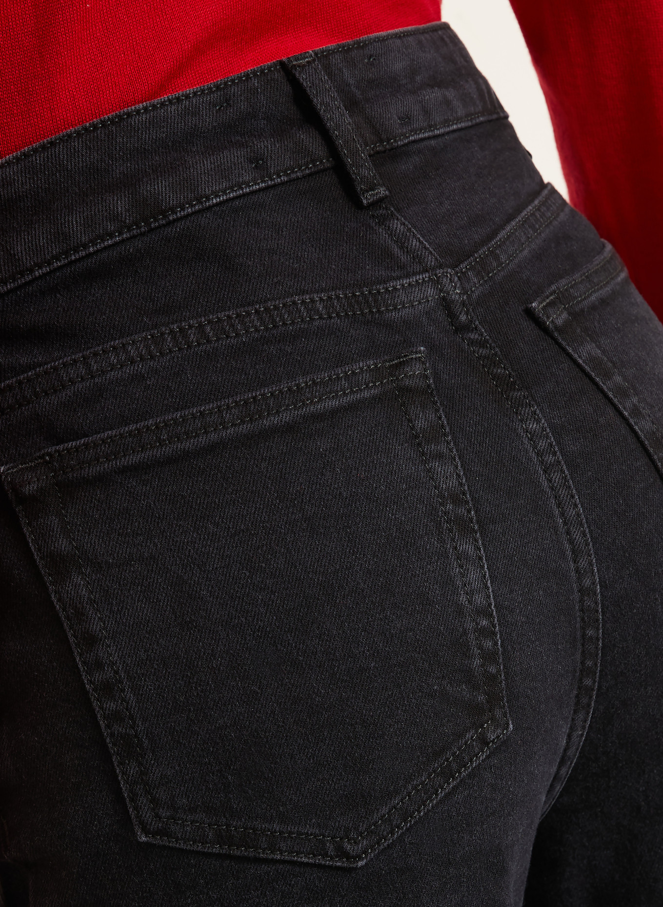 RÓHE Jean droit LINO: BLACK