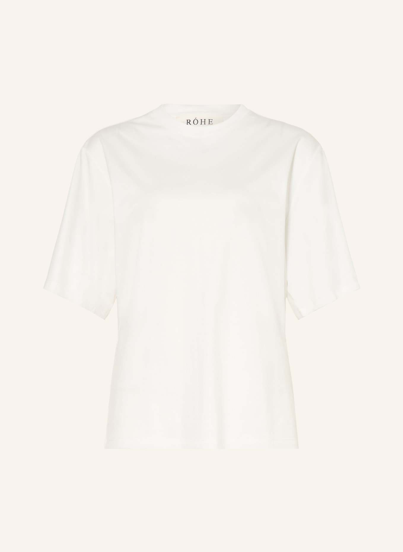 RÓHE T-shirt: ÉCRU