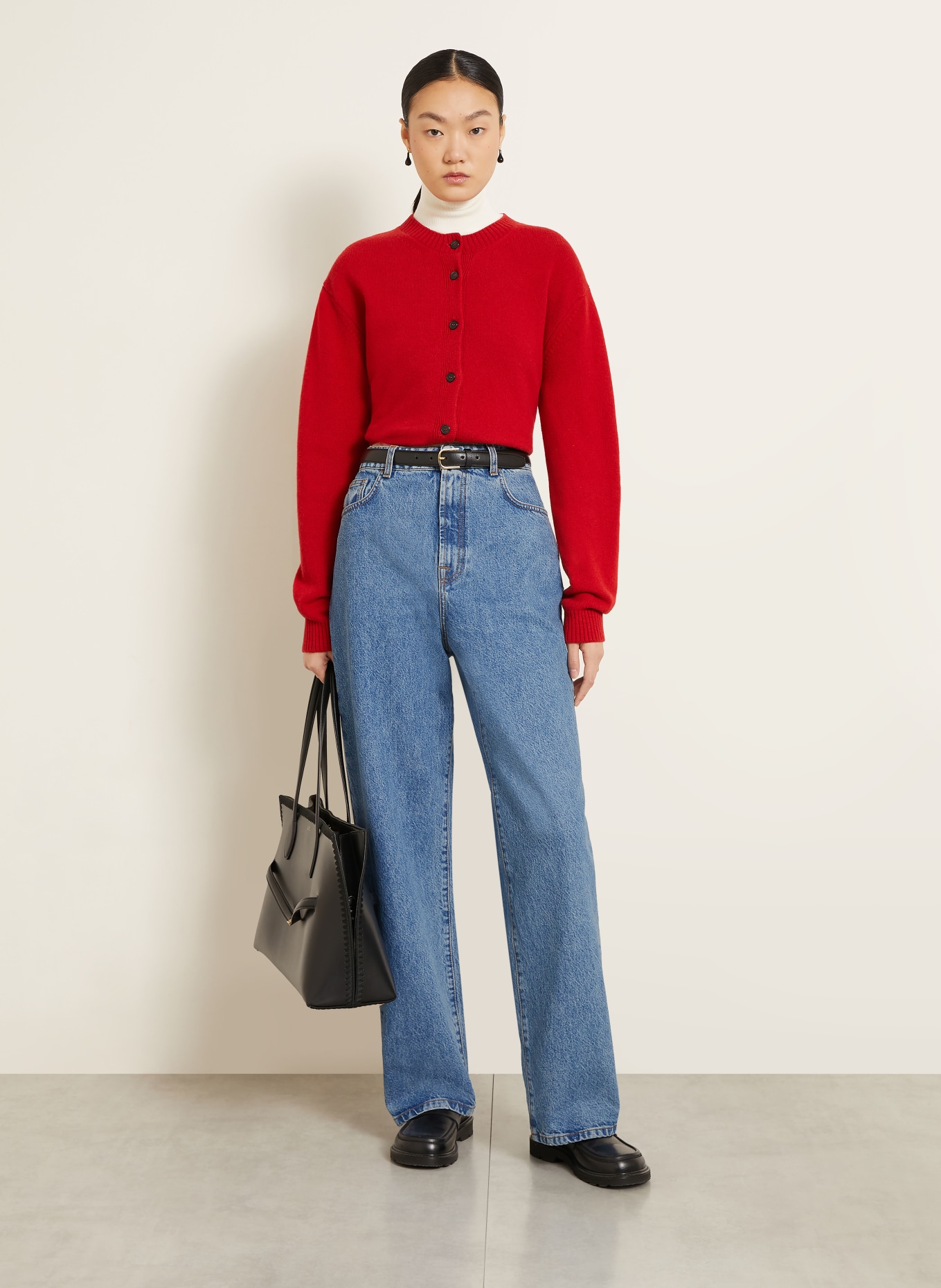RÓHE Jean wide leg BRUUN: HERITAGE BLUE
