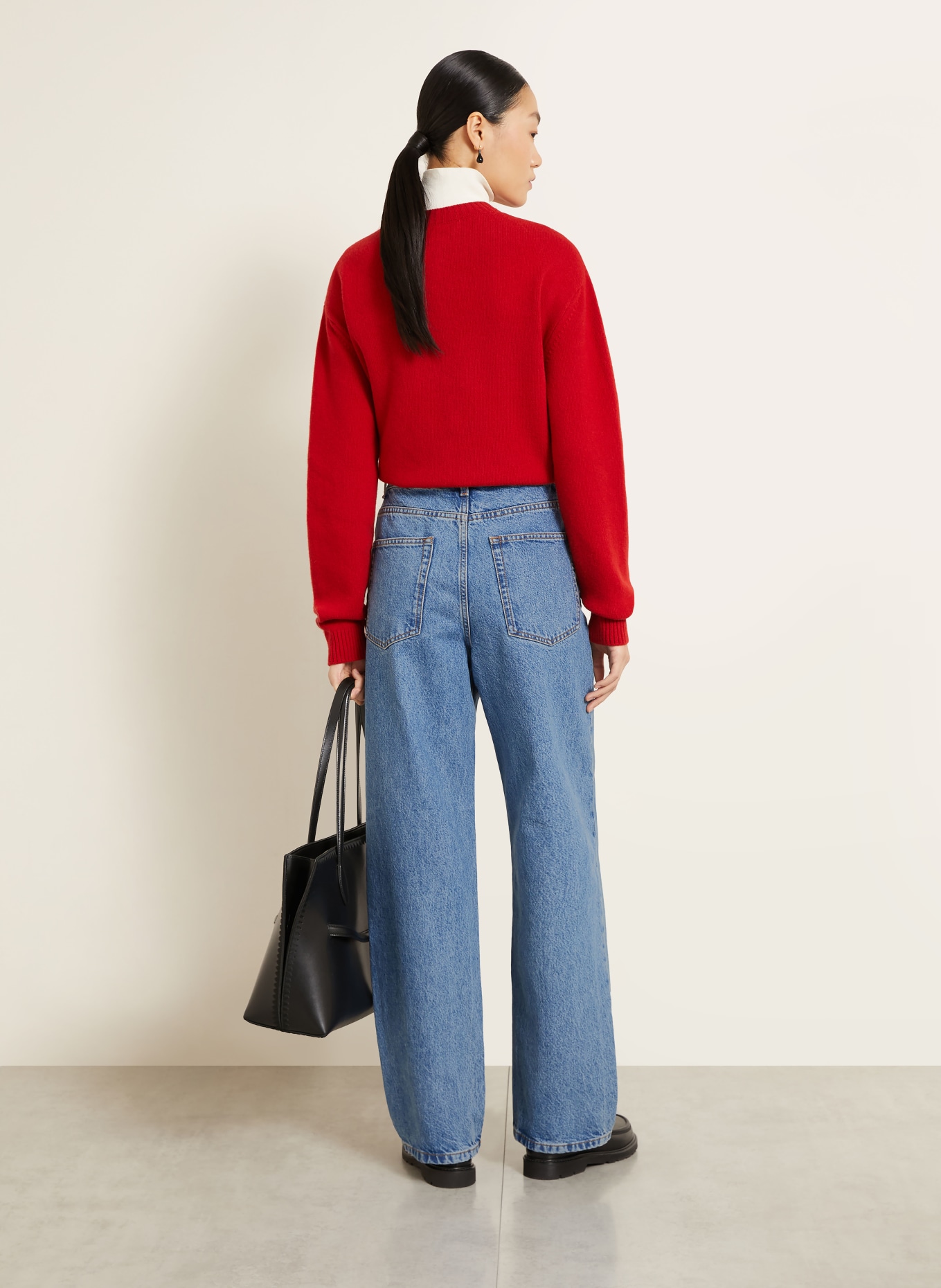 RÓHE Jean wide leg BRUUN: HERITAGE BLUE