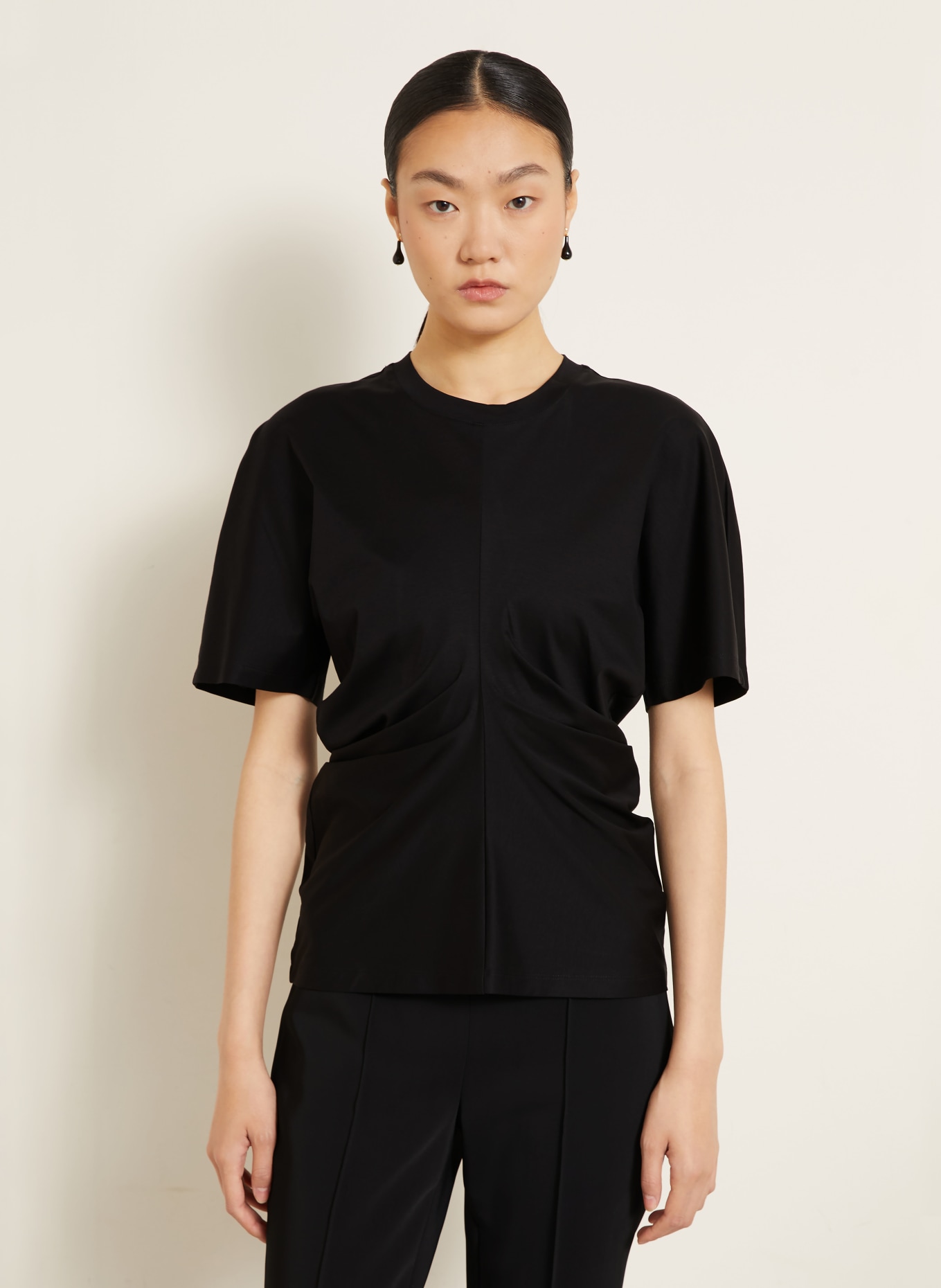 RÓHE T-shirt: NOIR