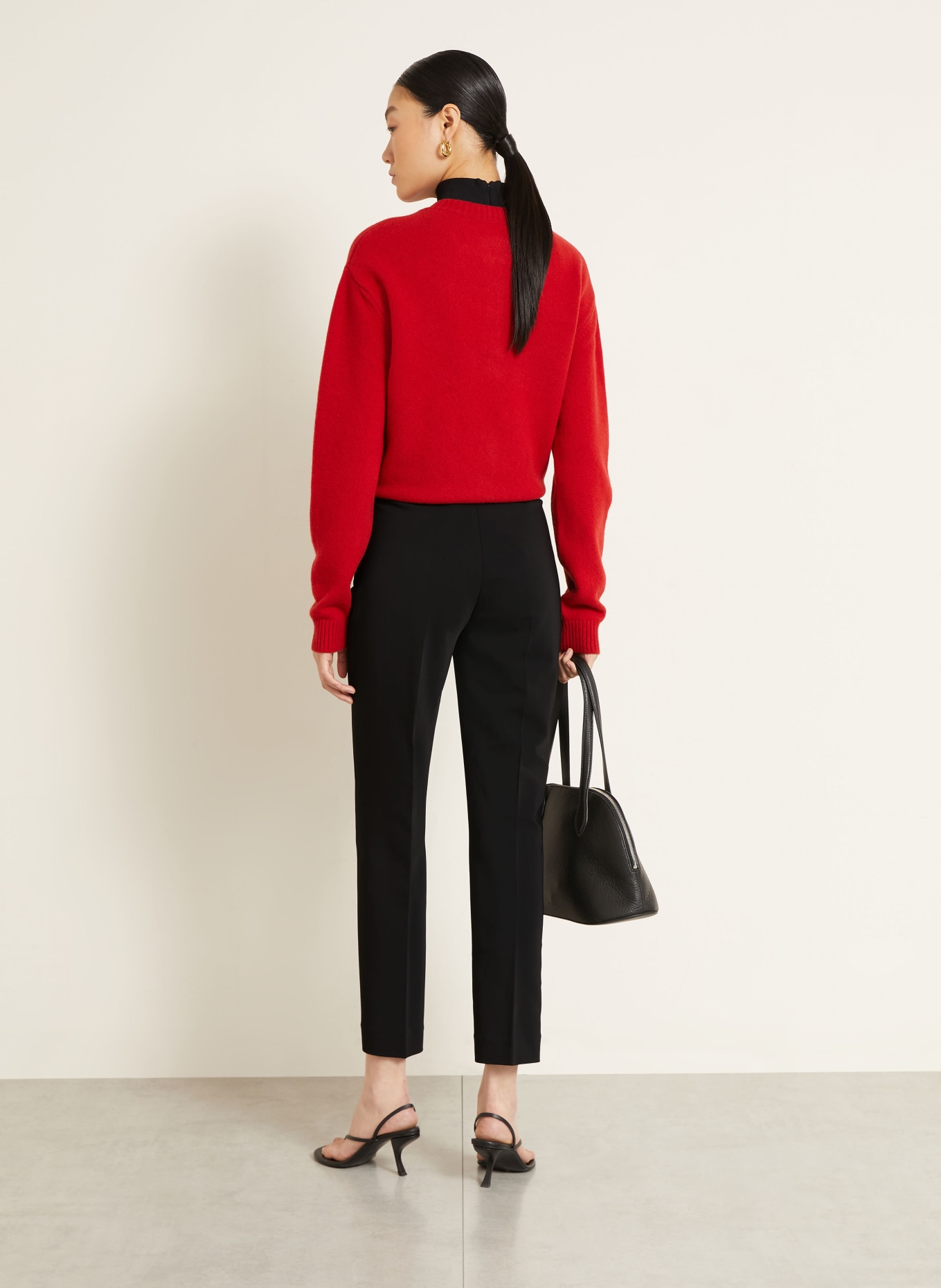 RÓHE Pantalon: NOIR
