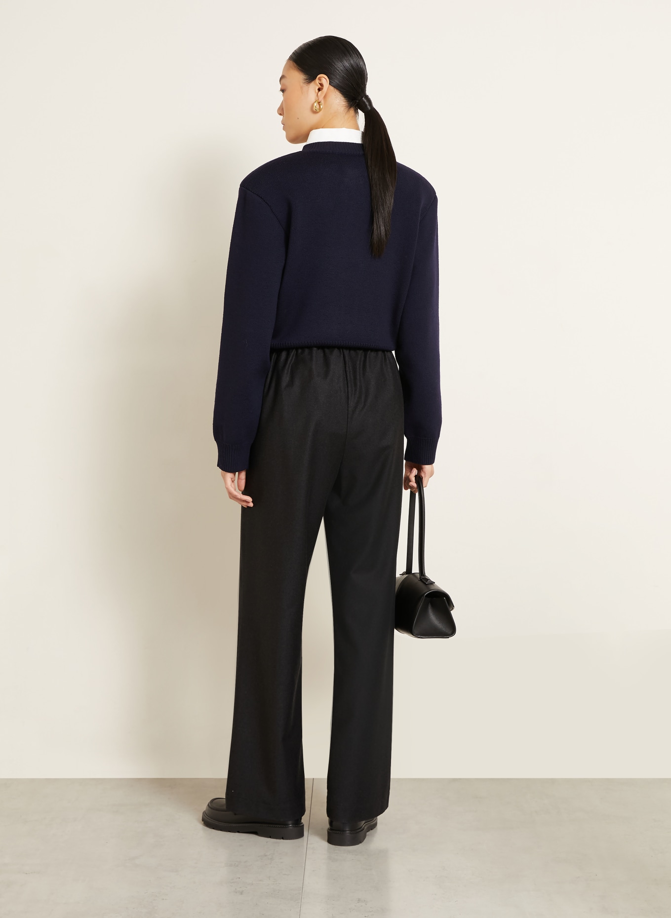 RÓHE Pantalon palazzo: GRIS FONCÉ