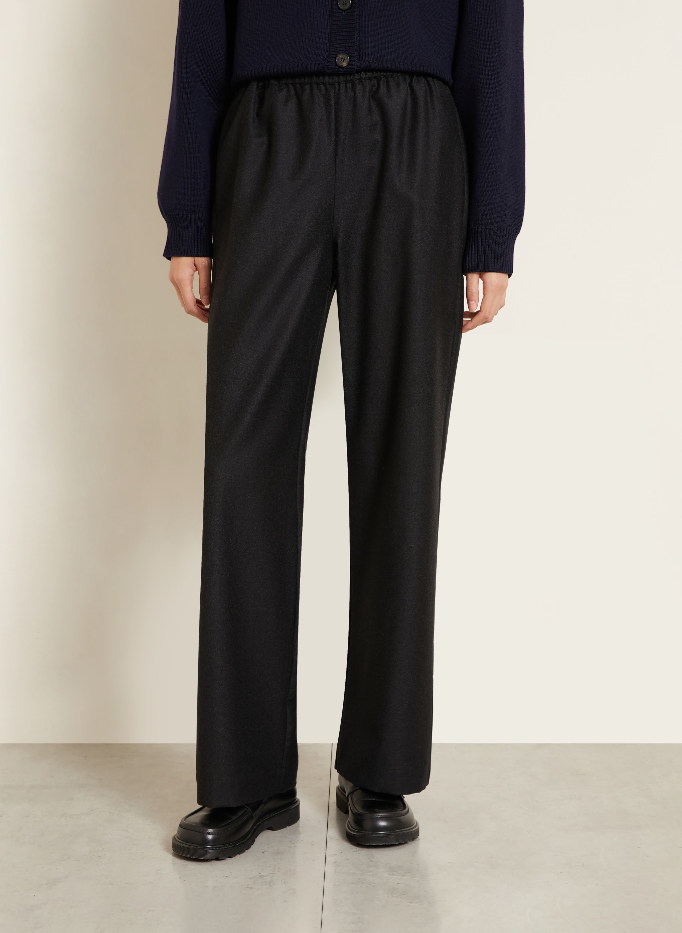 RÓHE Pantalon palazzo: GRIS FONCÉ