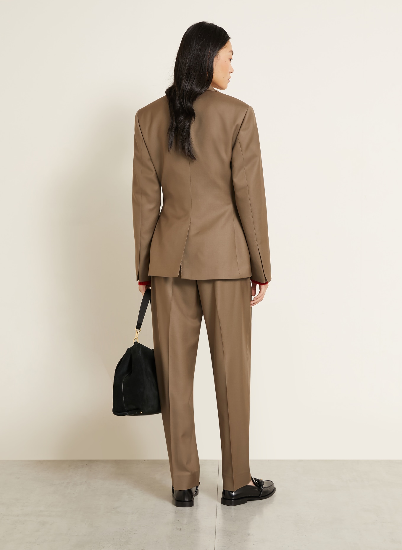 RÓHE Blazer: BRAUN