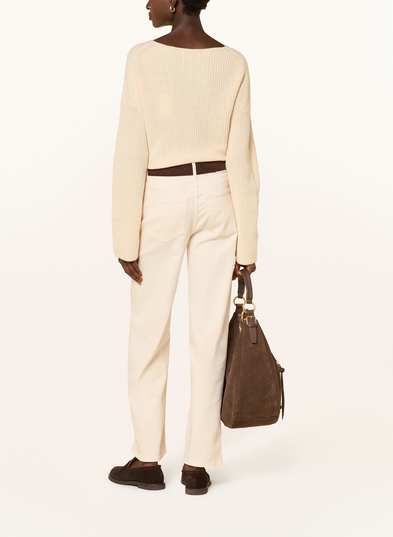 Marc O'Polo Jean wide leg LINN: 1180 White Cotton