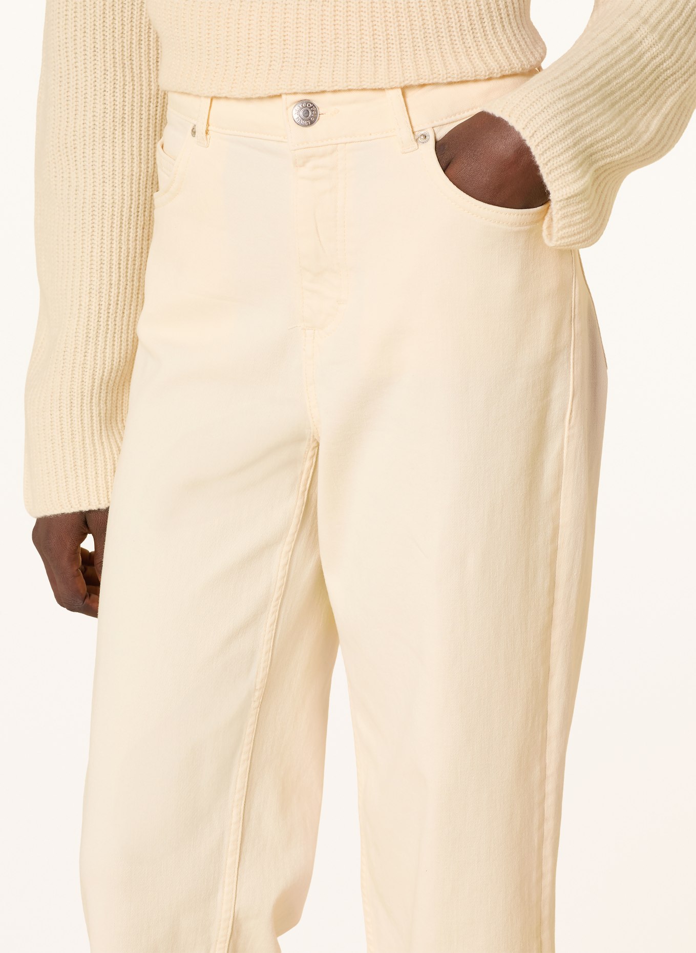 Marc O'Polo Jean wide leg LINN: 1180 White Cotton