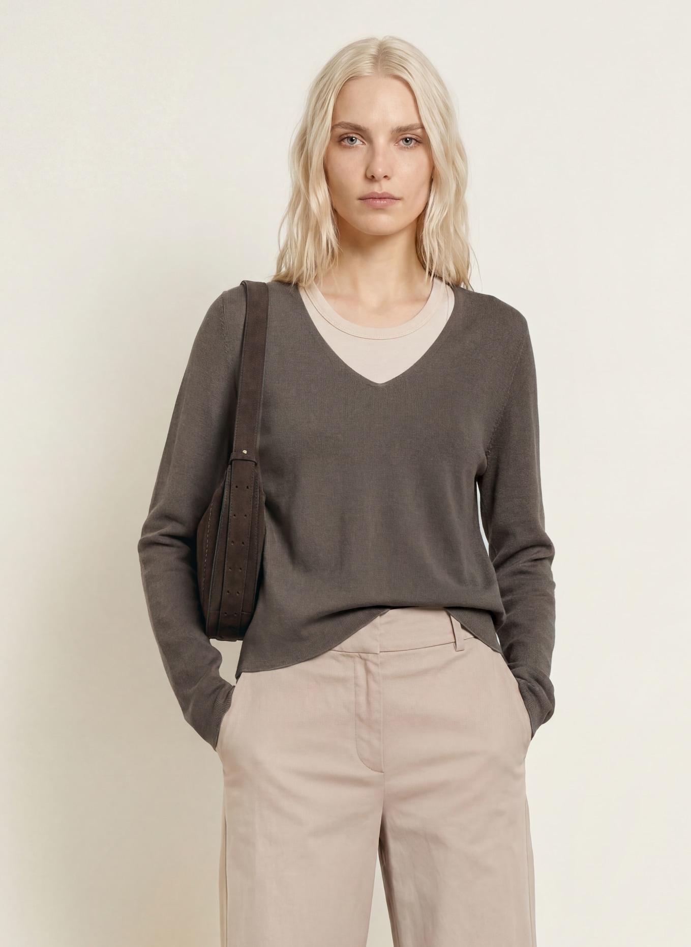 Marc O'Polo Pull: TAUPE