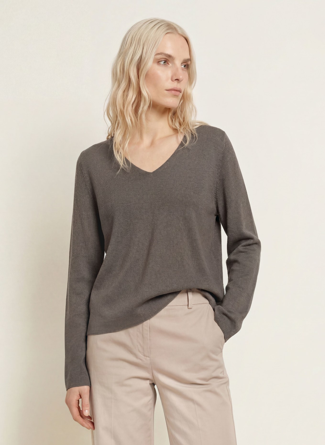 Marc O'Polo Pull: TAUPE